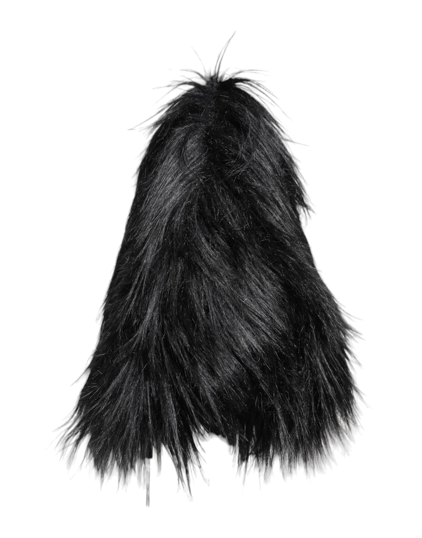 Dolce & Gabbana Black Acrylic Fur Womens Bucket Hat Curated Luxury Accessories by Orvyn