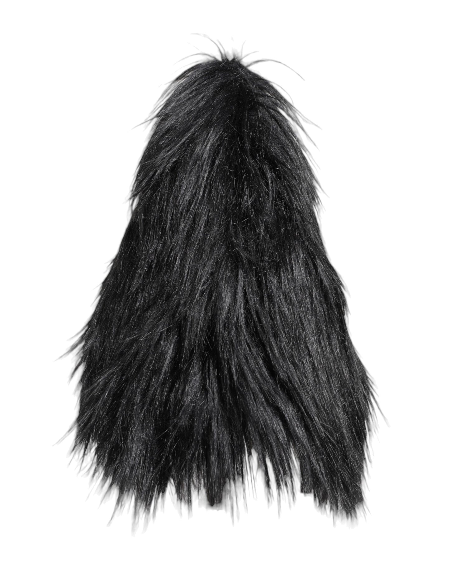 Dolce & Gabbana Black Acrylic Fur Womens Bucket Hat Curated Luxury Accessories by Orvyn
