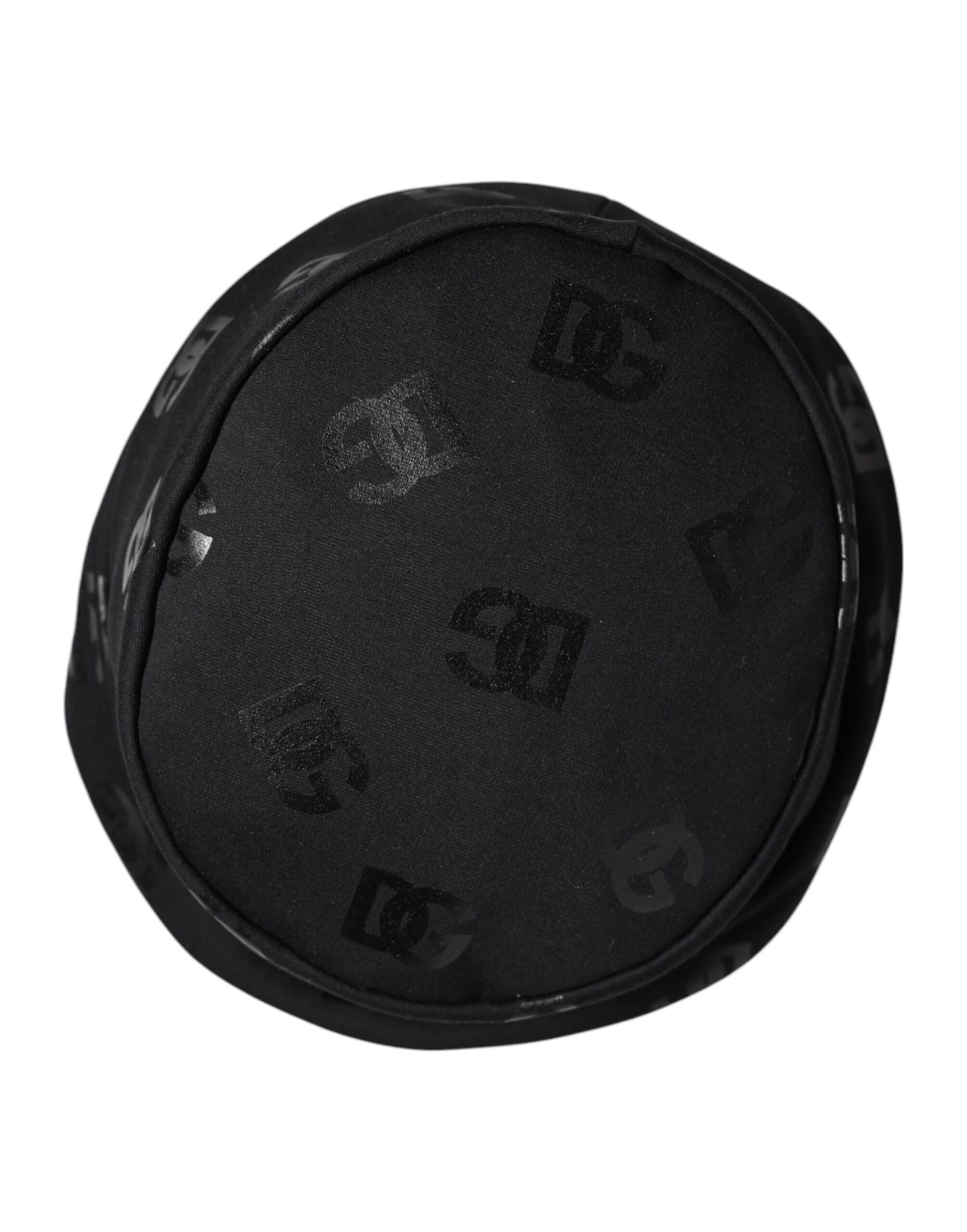 Dolce & Gabbana Black DG Monogram Polyester Jacquard Bucket Hat Curated Luxury Accessories by Orvyn