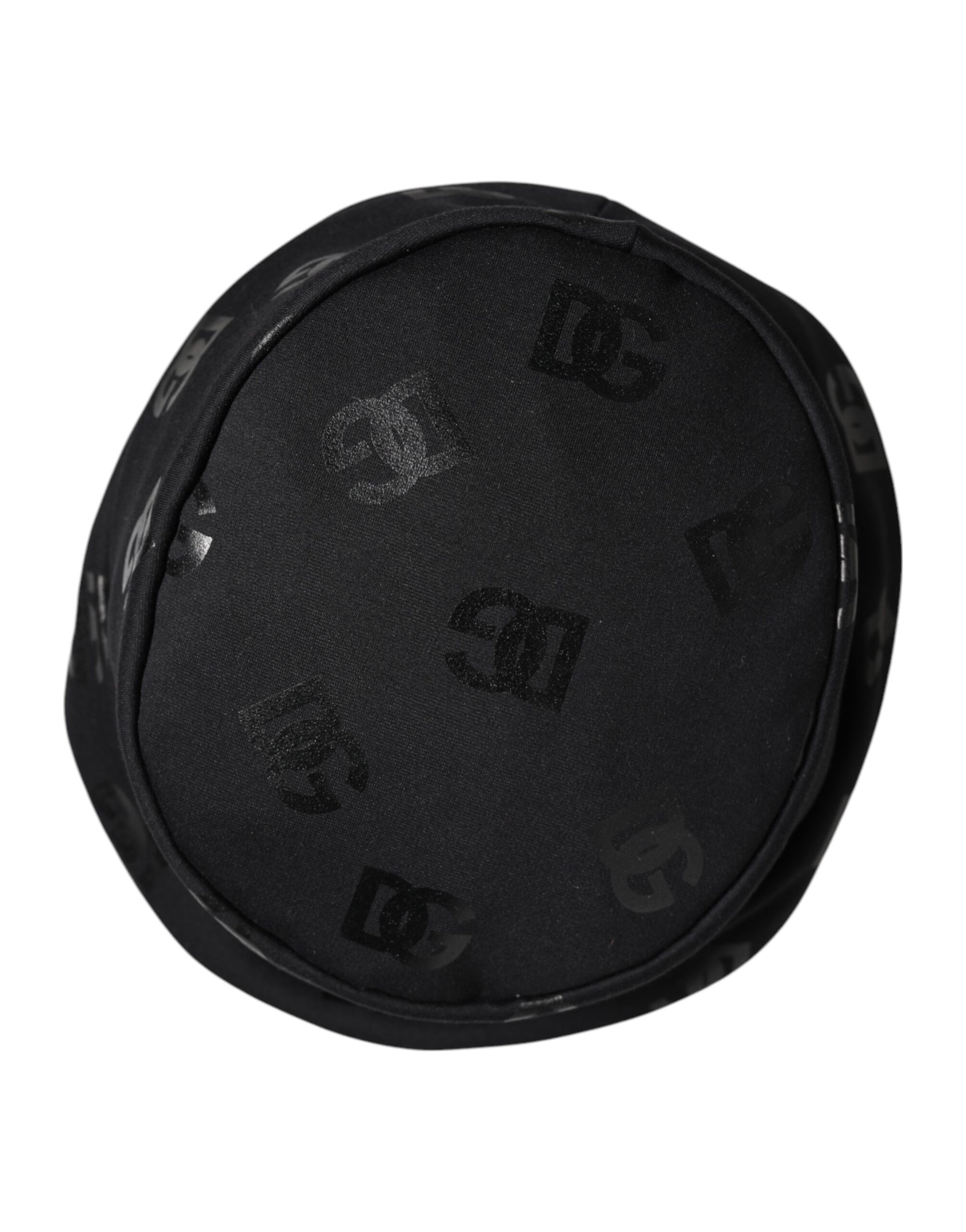 Dolce & Gabbana Black DG Monogram Polyester Jacquard Bucket Hat Curated Luxury Accessories by Orvyn