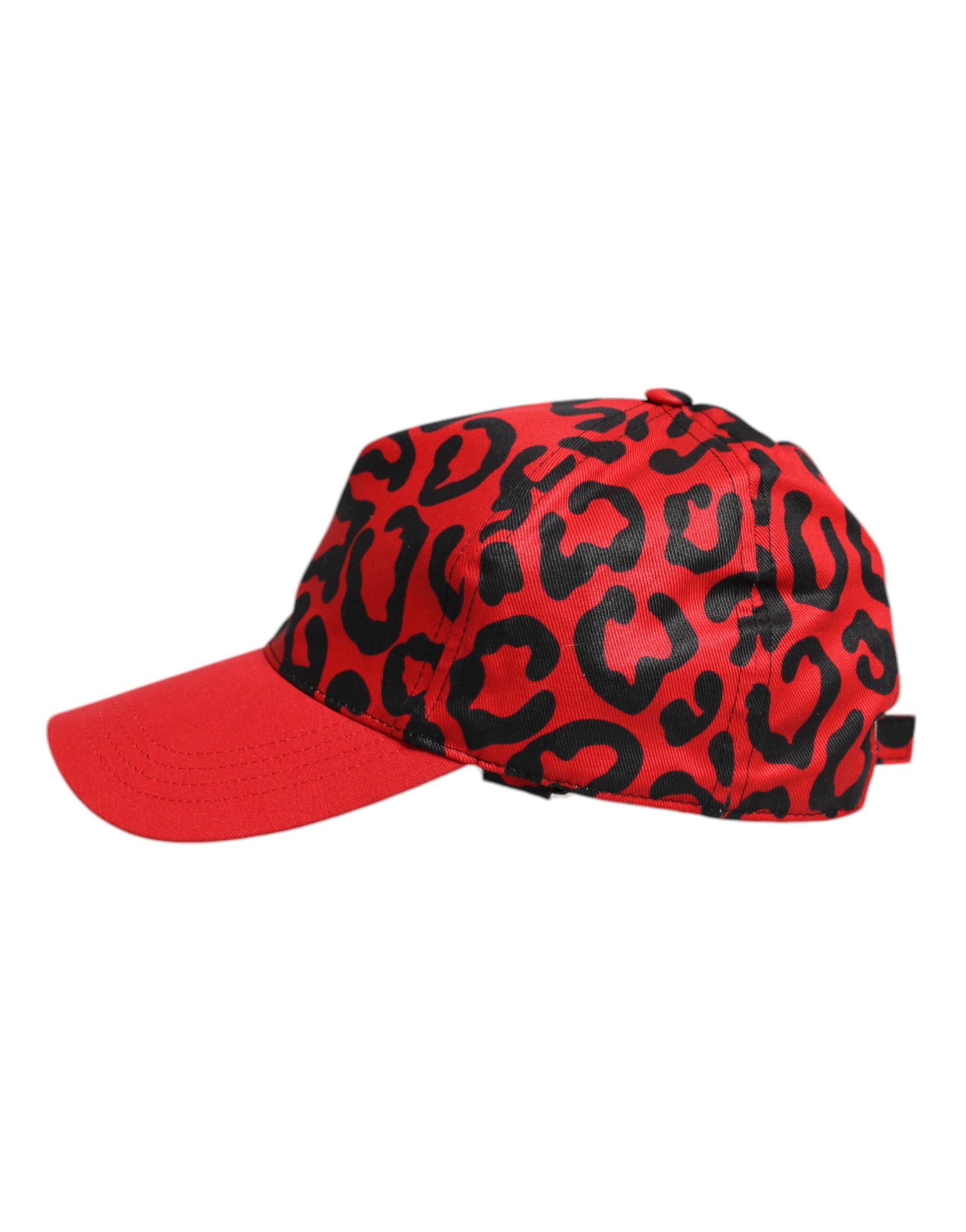 Dolce & Gabbana Red Cotton 6 Panels Women Baseball Cap Curated Luxury Accessories by Orvyn