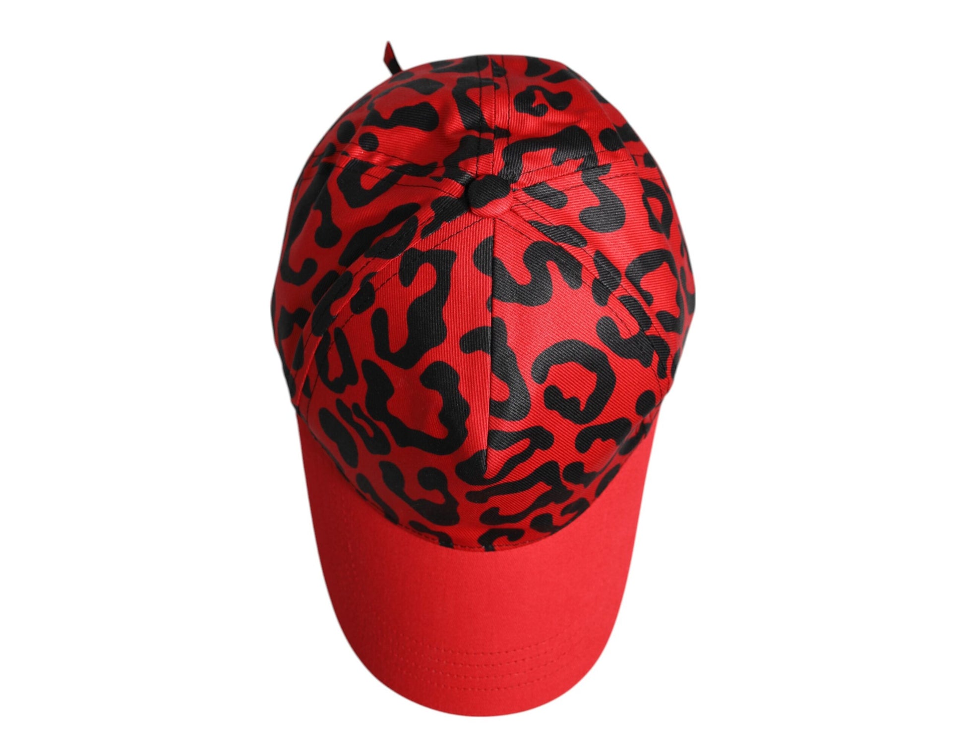 Dolce & Gabbana Red Cotton 6 Panels Women Baseball Cap Curated Luxury Accessories by Orvyn