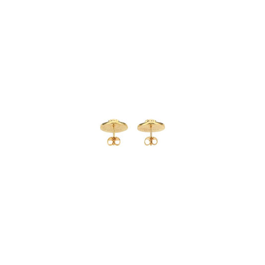 Versace Gold Metal Earrings Curated Luxury Accessories by Orvyn
