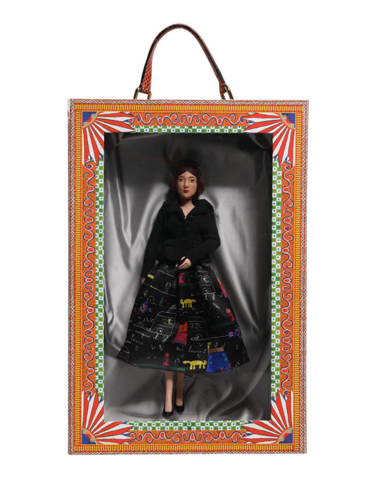 Dolce & Gabbana Black Dress Ceramic Porcelain Fashion Leather Sicily Dolls Curated Luxury Accessories by Orvyn