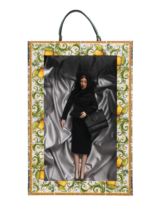 Dolce & Gabbana Black Dress Ceramic Porcelain Fashion Leather Sicily Dolls Curated Luxury Accessories by Orvyn