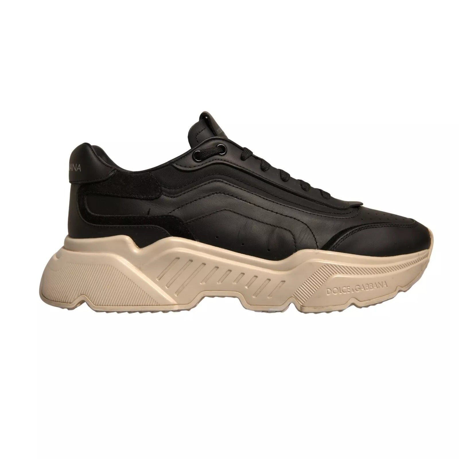 Dolce & Gabbana Black White Daymaster Low Top Sneakers Shoes Curated Luxury Accessories by Orvyn