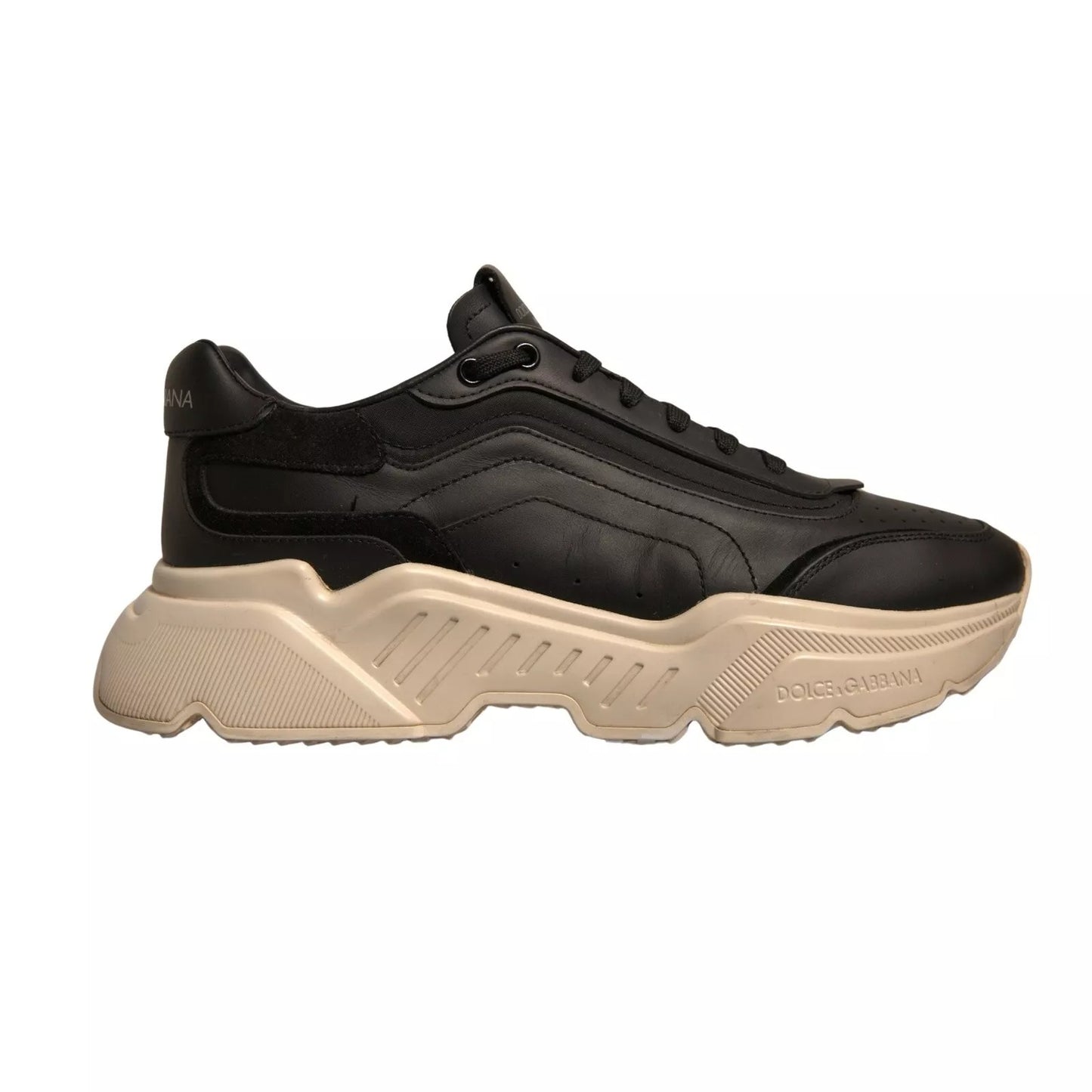 Dolce & Gabbana Black White Daymaster Low Top Sneakers Shoes Curated Luxury Accessories by Orvyn