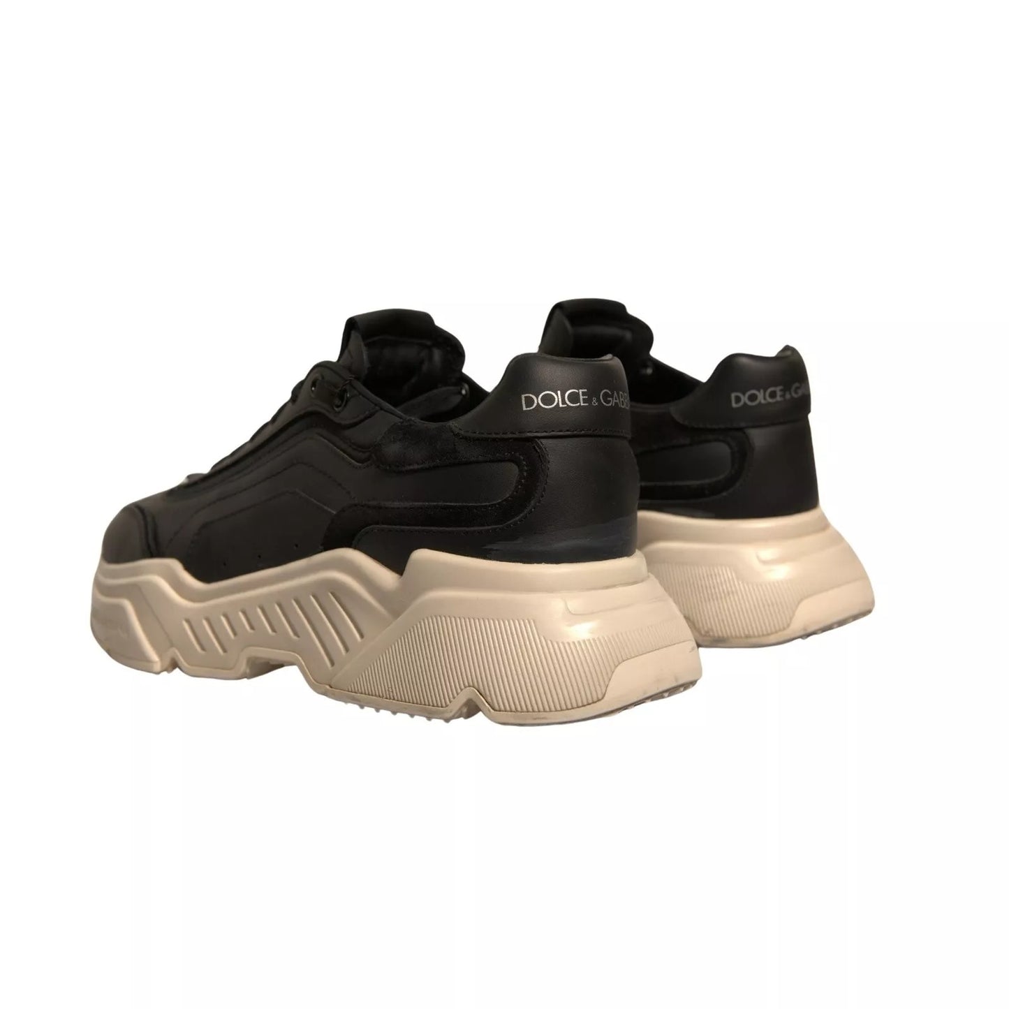 Dolce & Gabbana Black White Daymaster Low Top Sneakers Shoes Curated Luxury Accessories by Orvyn