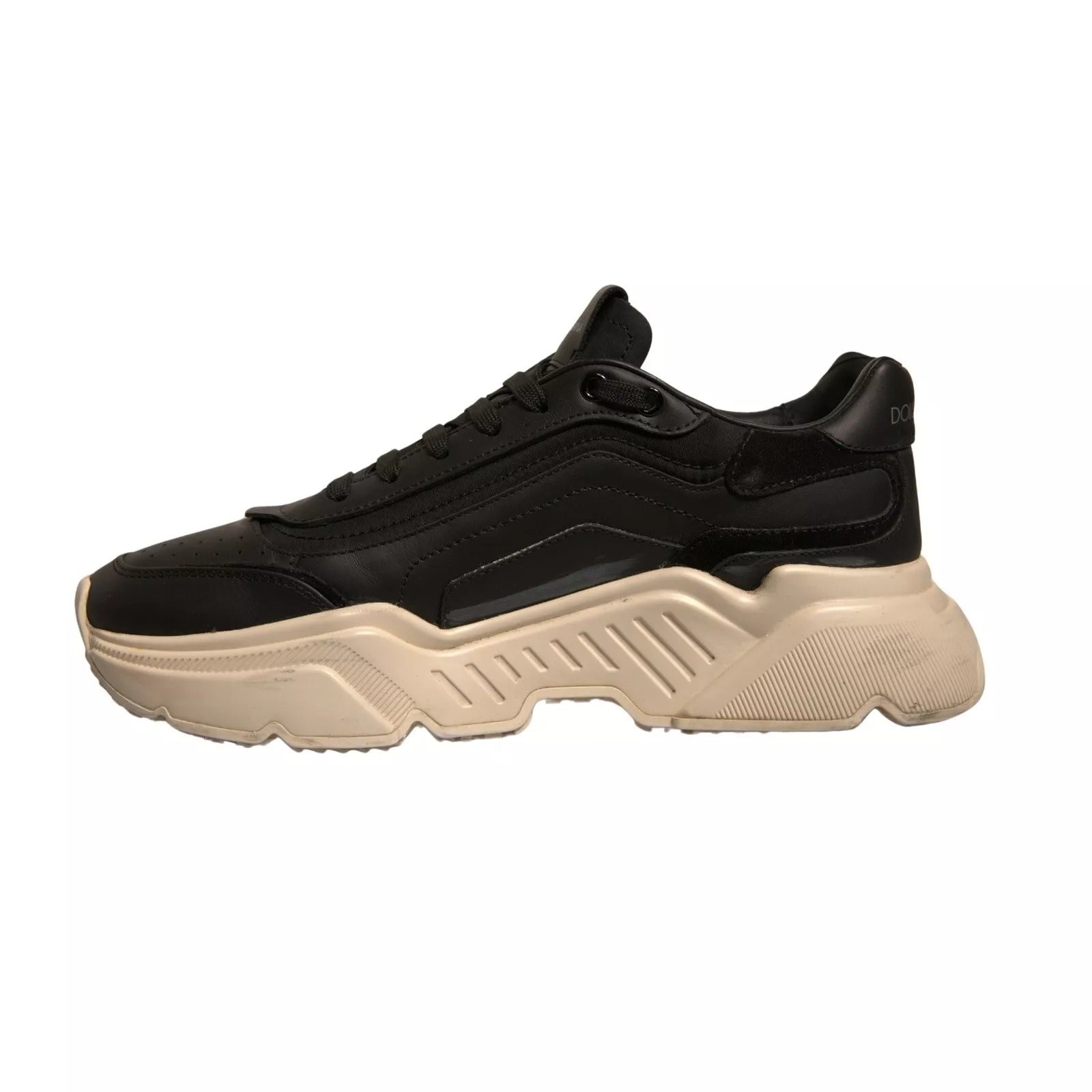 Dolce & Gabbana Black White Daymaster Low Top Sneakers Shoes Curated Luxury Accessories by Orvyn