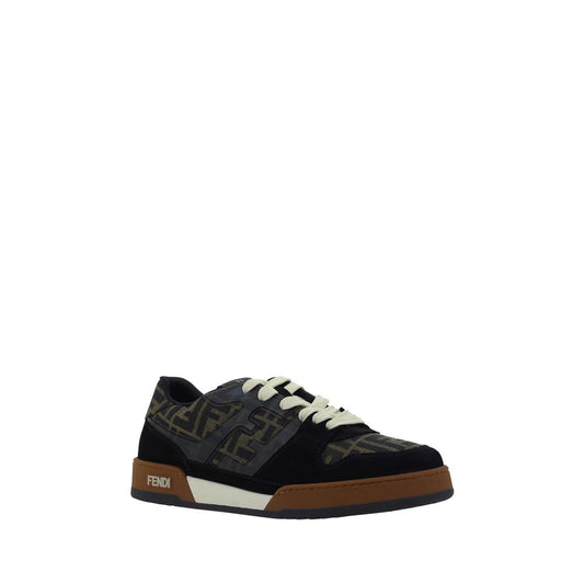 Fendi Multicolor Calf Leather Bos Taurus Low Top Sneakers Curated Luxury Accessories by Orvyn
