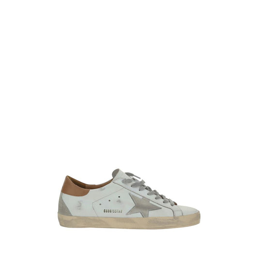Golden Goose White Leather Superstar Sneakers weiss