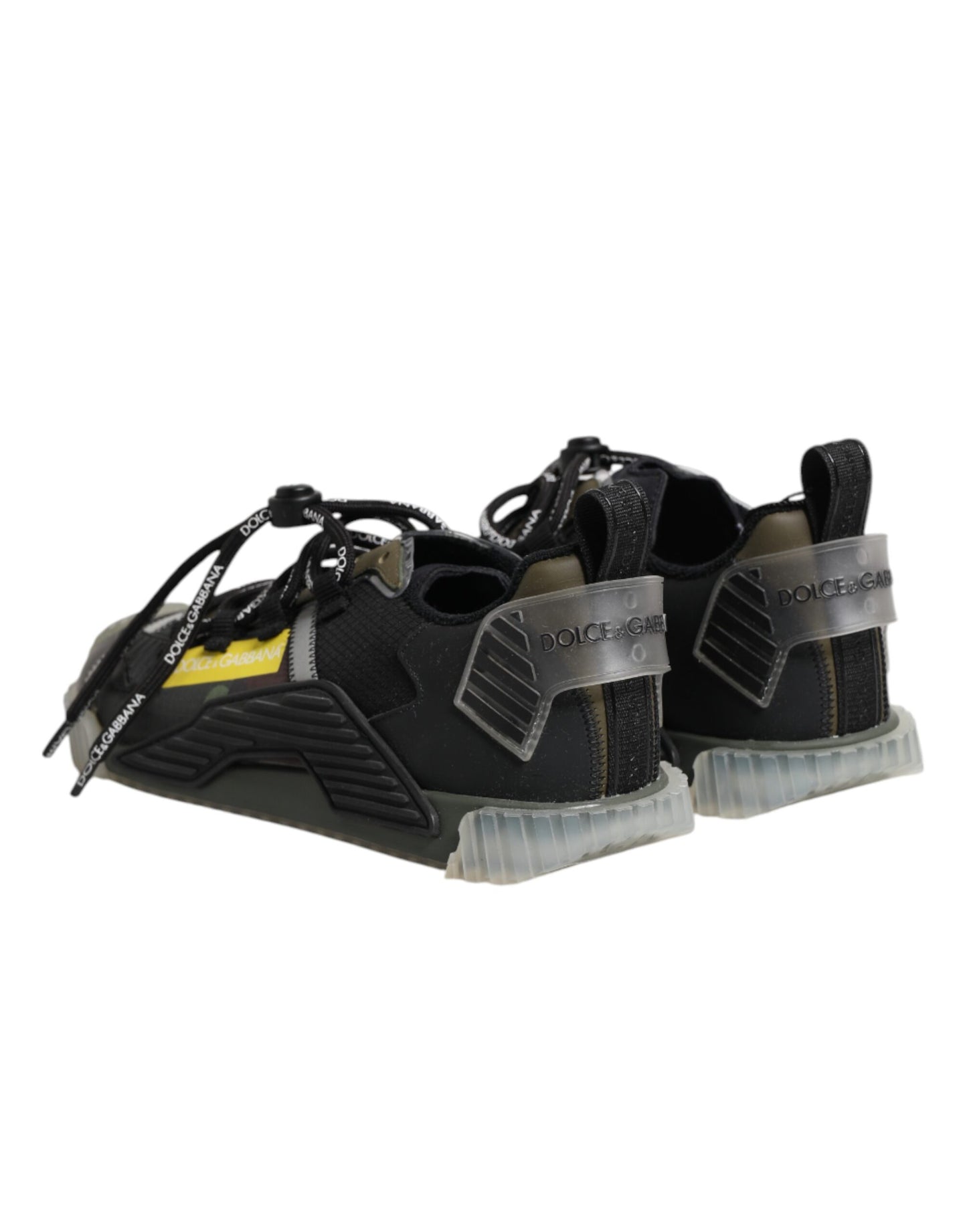 Dolce & Gabbana Multicolor Lace Up Low Top NS1 Sneakers Shoes Curated Luxury Accessories by Orvyn