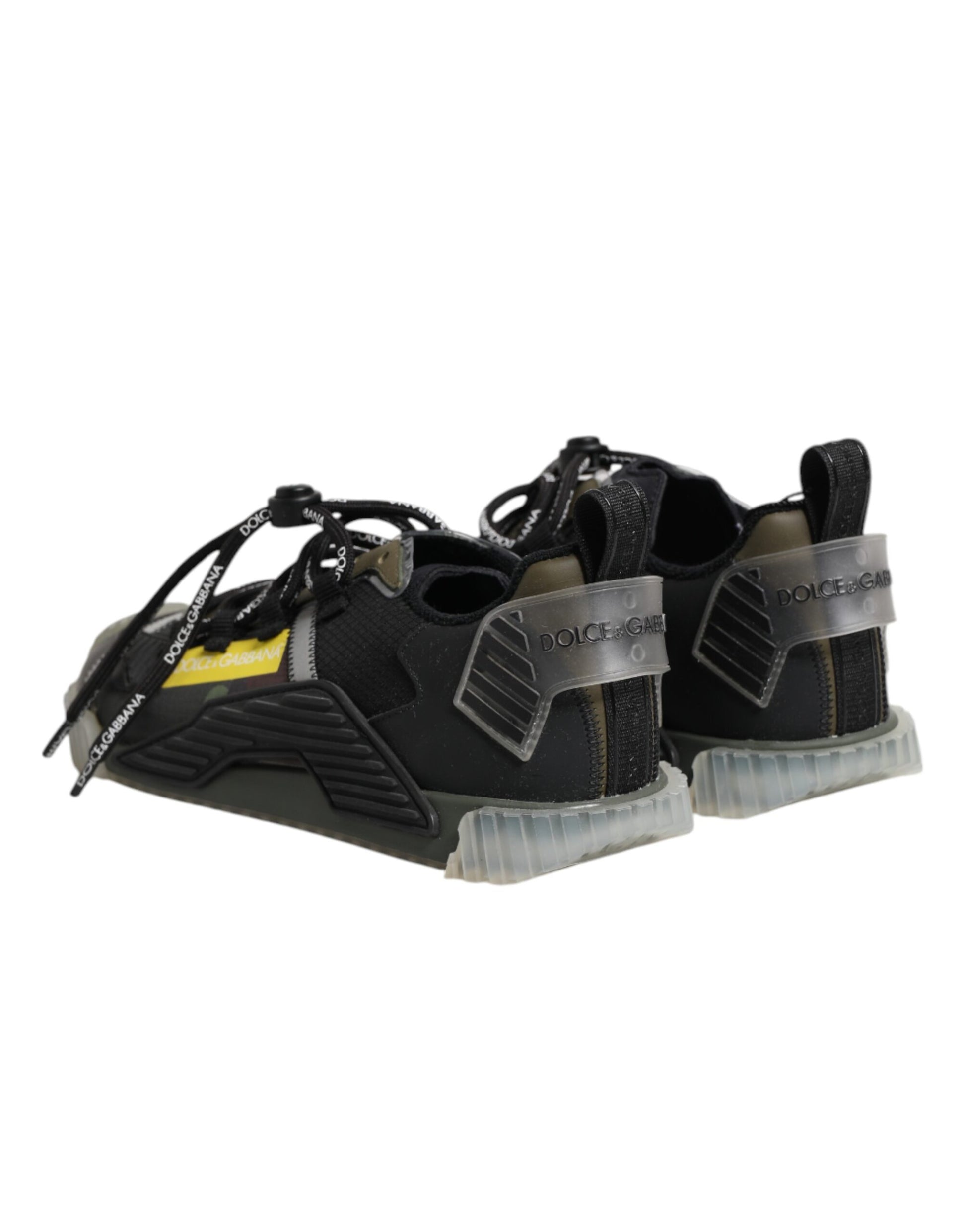 Dolce & Gabbana Multicolor Lace Up Low Top NS1 Sneakers Shoes Curated Luxury Accessories by Orvyn