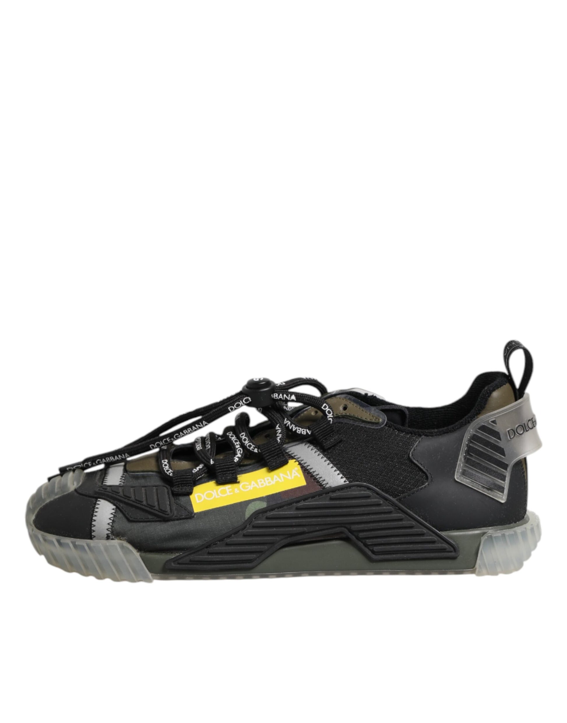 Dolce & Gabbana Multicolor Lace Up Low Top NS1 Sneakers Shoes Curated Luxury Accessories by Orvyn