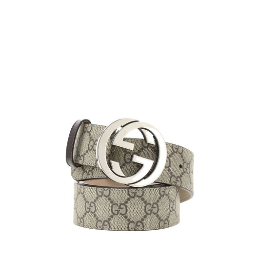 Gucci Beige GG Supreme Belt Curated Luxury Accessories by Orvyn