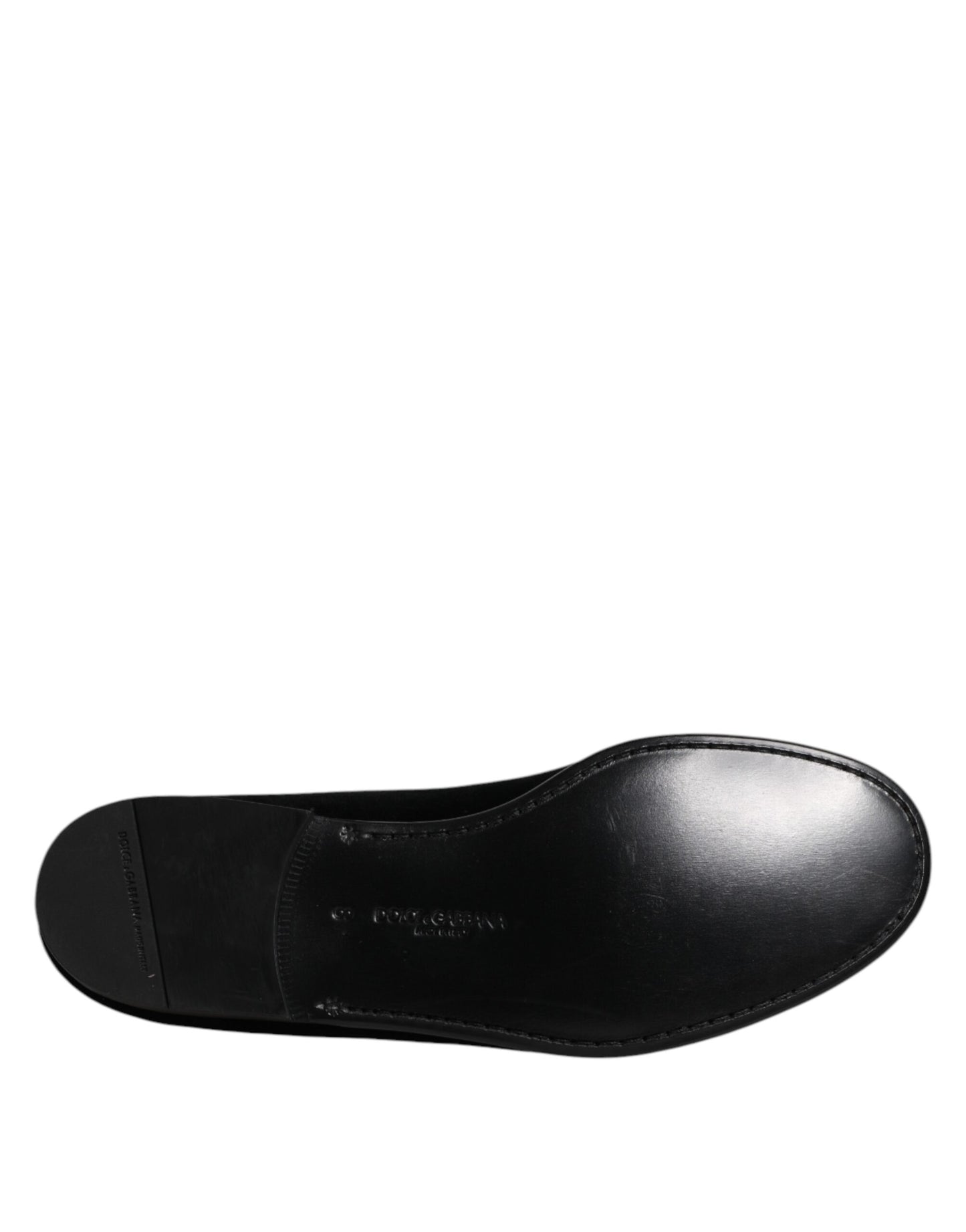 Dolce & Gabbana Black Velvet Slip On Loafers Formal Shoes Curated Luxury Accessories by Orvyn
