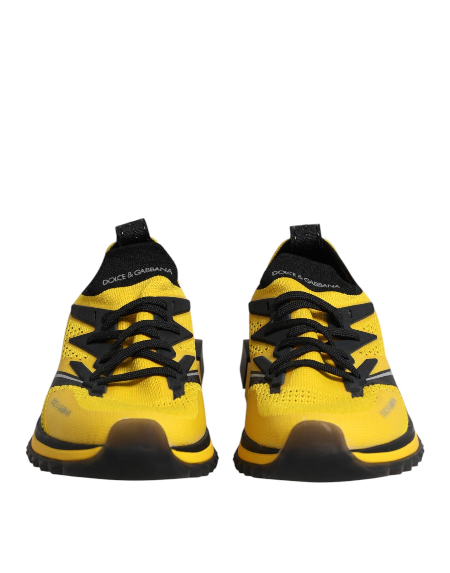 Dolce & Gabbana Yellow SORRENTO Sport Stretch Sneakers Shoes Curated Luxury Accessories by Orvyn