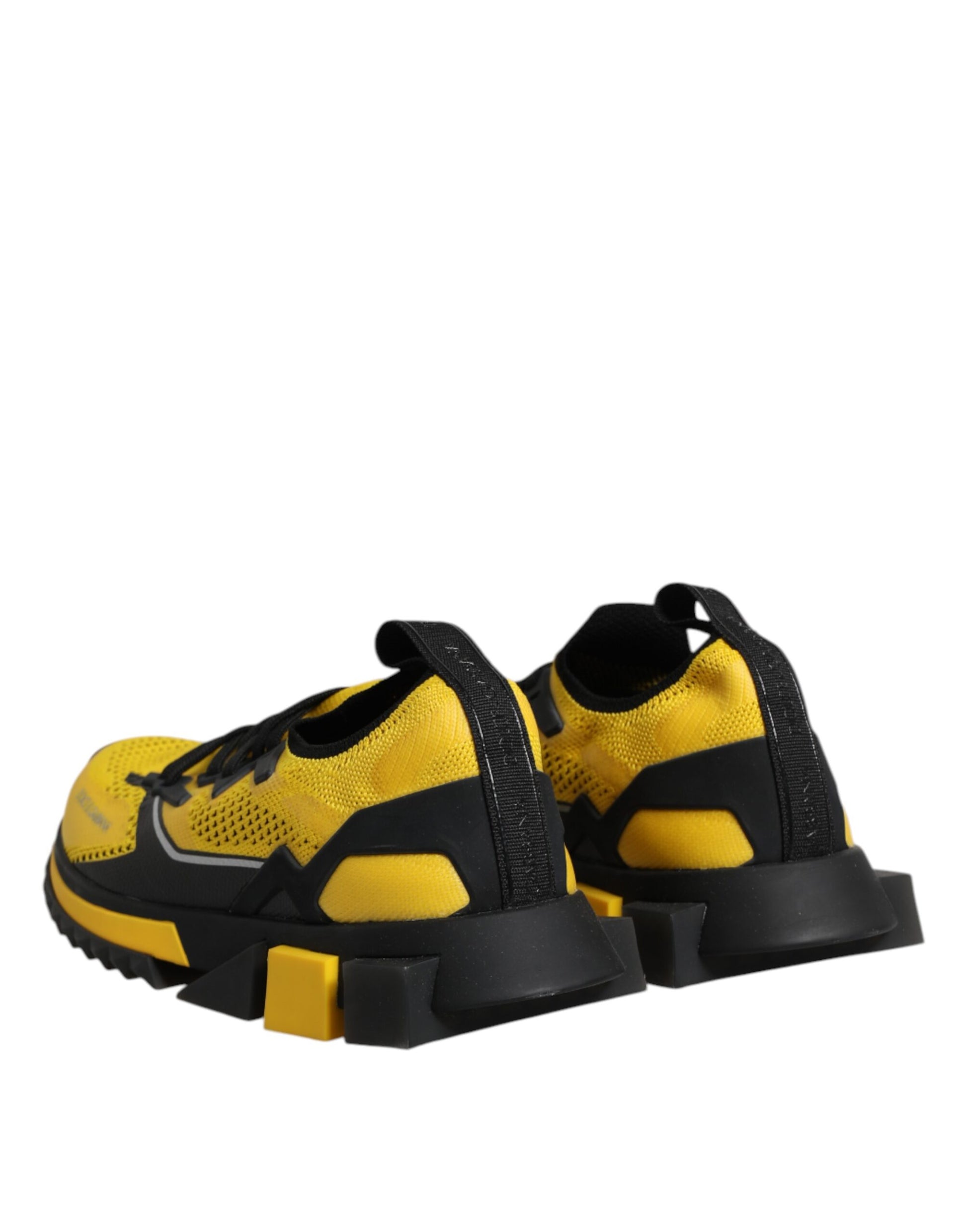 Dolce & Gabbana Yellow SORRENTO Sport Stretch Sneakers Shoes Curated Luxury Accessories by Orvyn