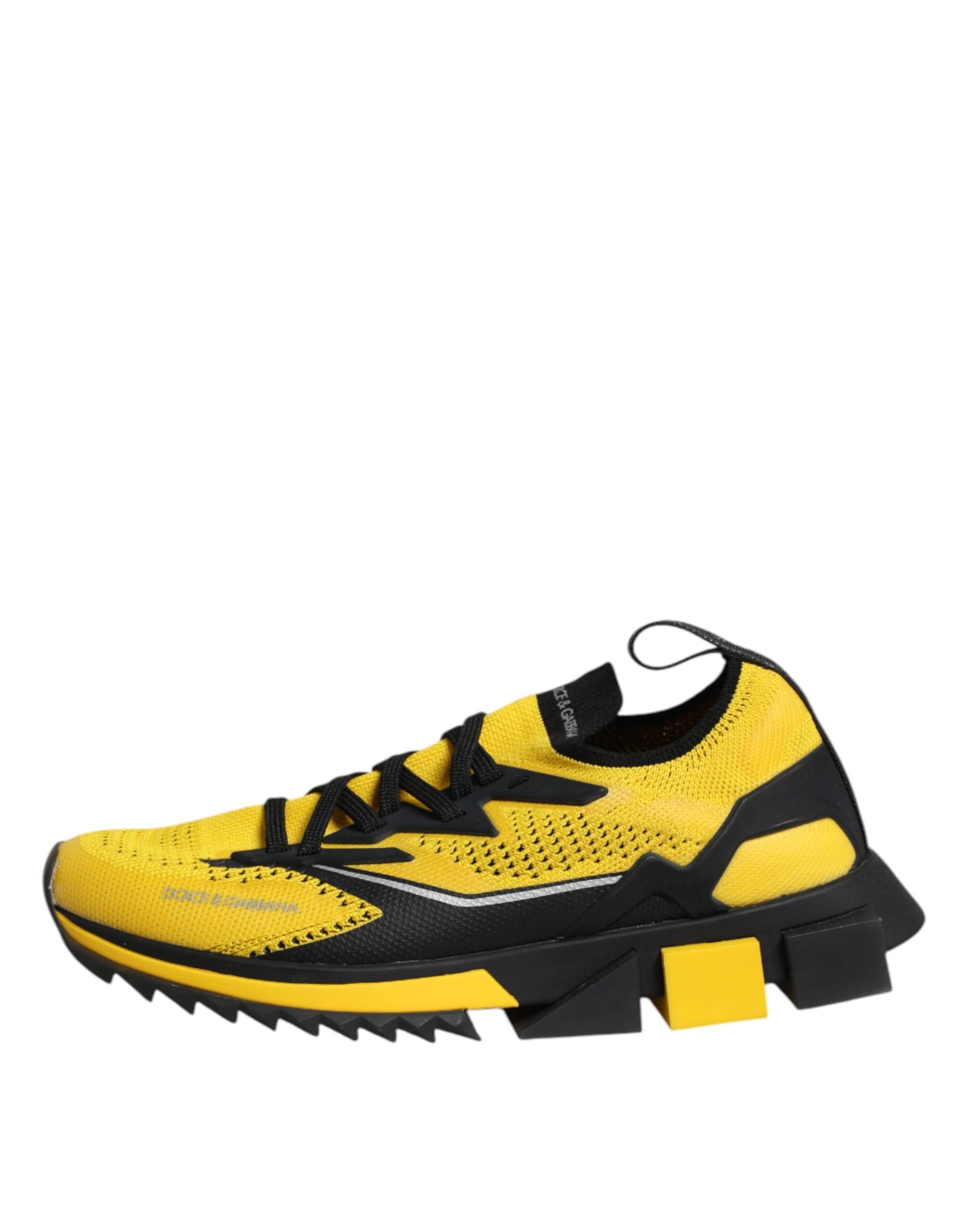 Dolce & Gabbana Yellow SORRENTO Sport Stretch Sneakers Shoes Curated Luxury Accessories by Orvyn