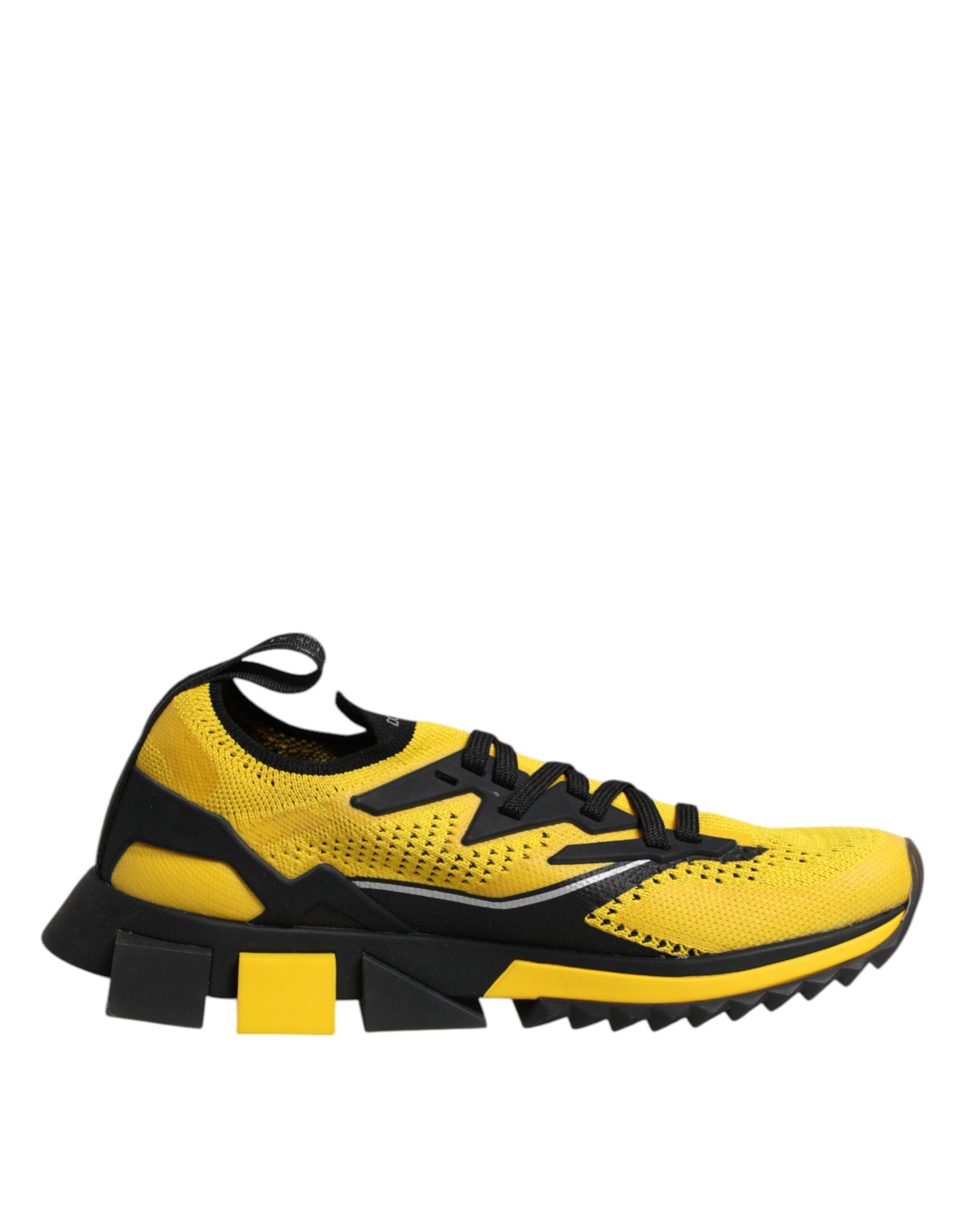 Dolce & Gabbana Yellow SORRENTO Sport Stretch Sneakers Shoes Curated Luxury Accessories by Orvyn