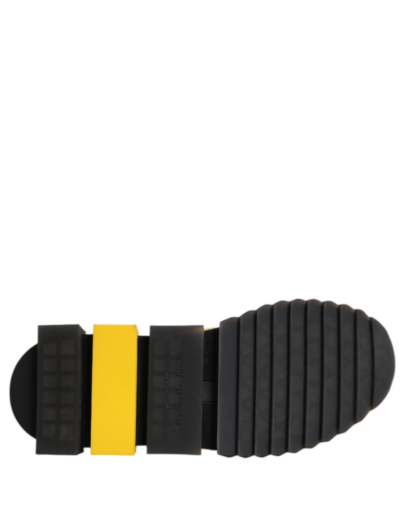 Dolce & Gabbana Yellow SORRENTO Sport Stretch Sneakers Shoes Curated Luxury Accessories by Orvyn