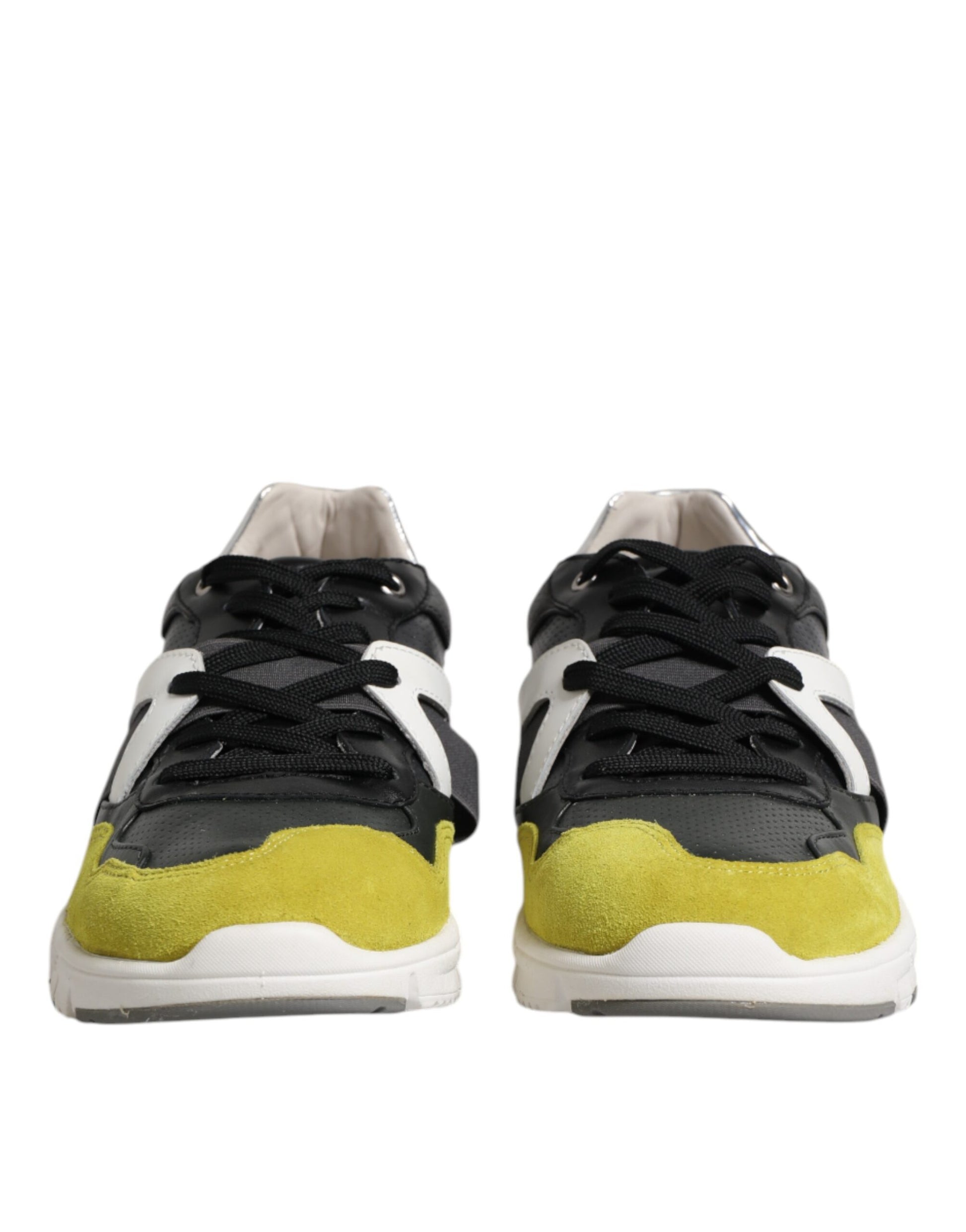 Dolce & Gabbana Multicolor Lace Up Low Top Men Sneakers Shoes Curated Luxury Accessories by Orvyn