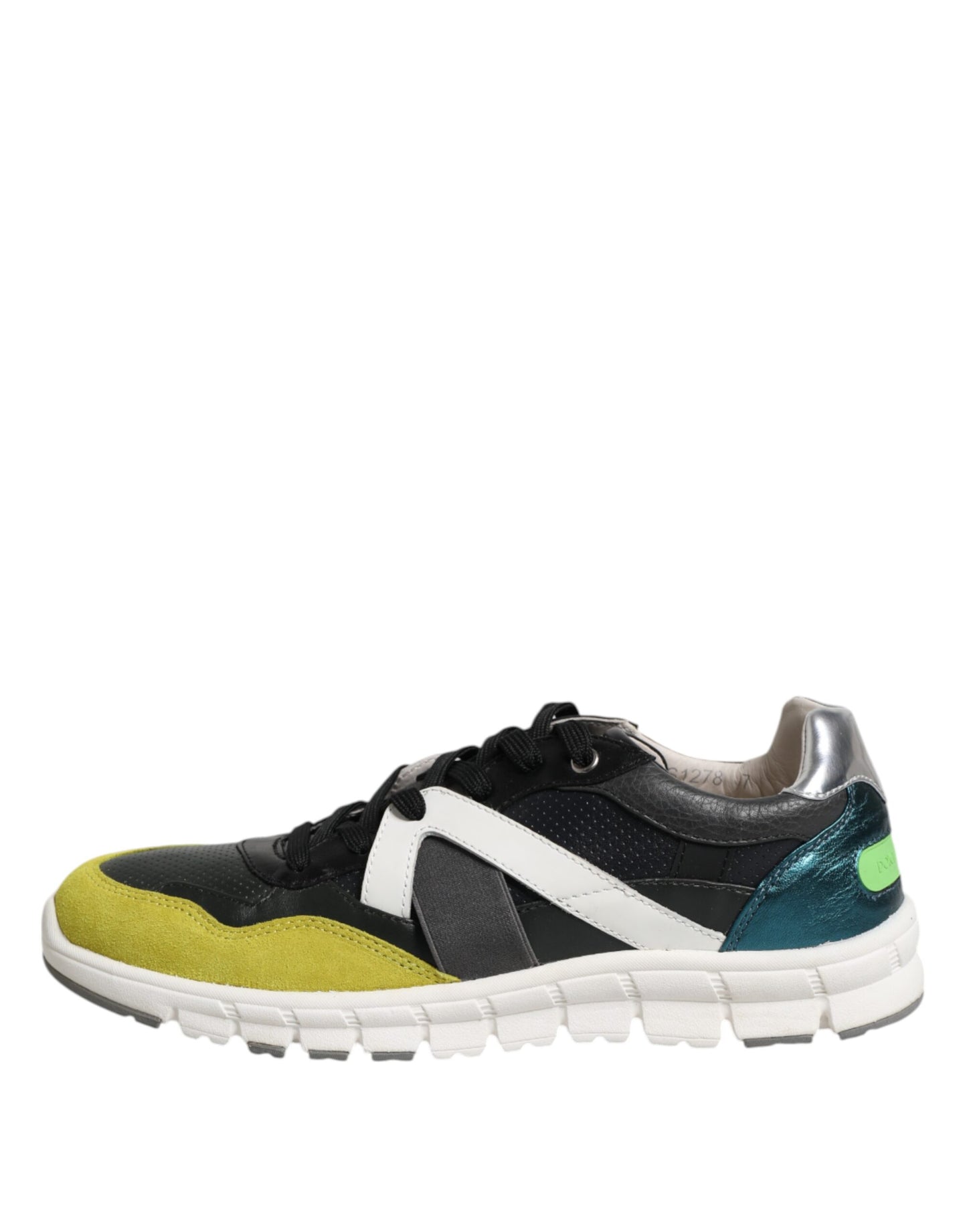 Dolce & Gabbana Multicolor Lace Up Low Top Men Sneakers Shoes Curated Luxury Accessories by Orvyn