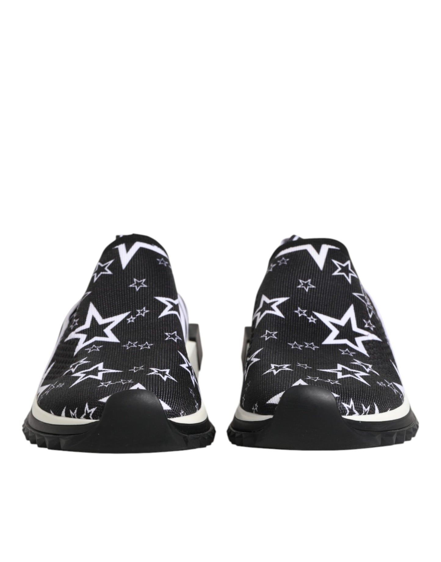 Dolce & Gabbana Black White Sorrento Low Top Sneakers Shoes Curated Luxury Accessories by Orvyn