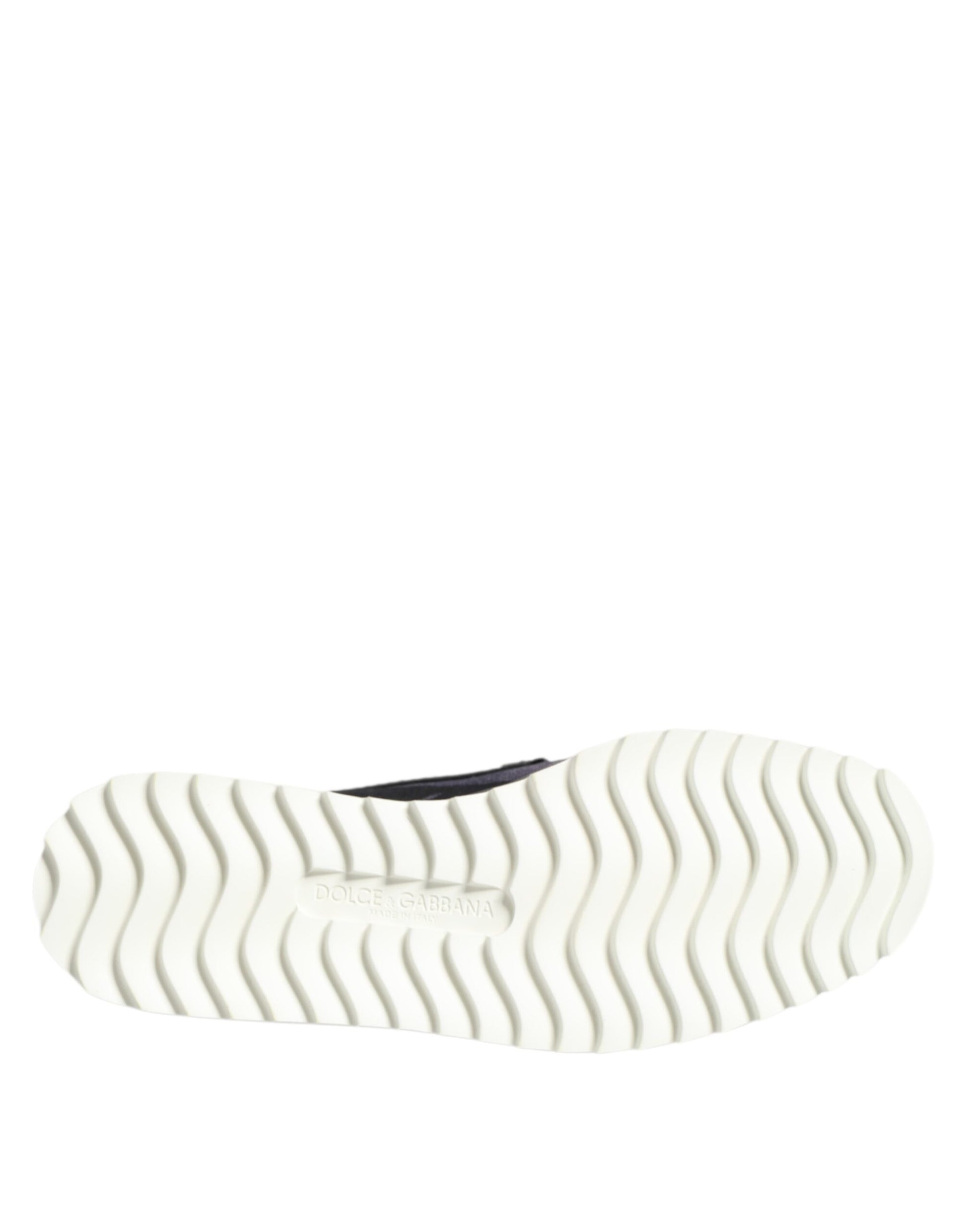 Dolce & Gabbana Black Tropical Slip On Men Sneakers Shoes Curated Luxury Accessories by Orvyn