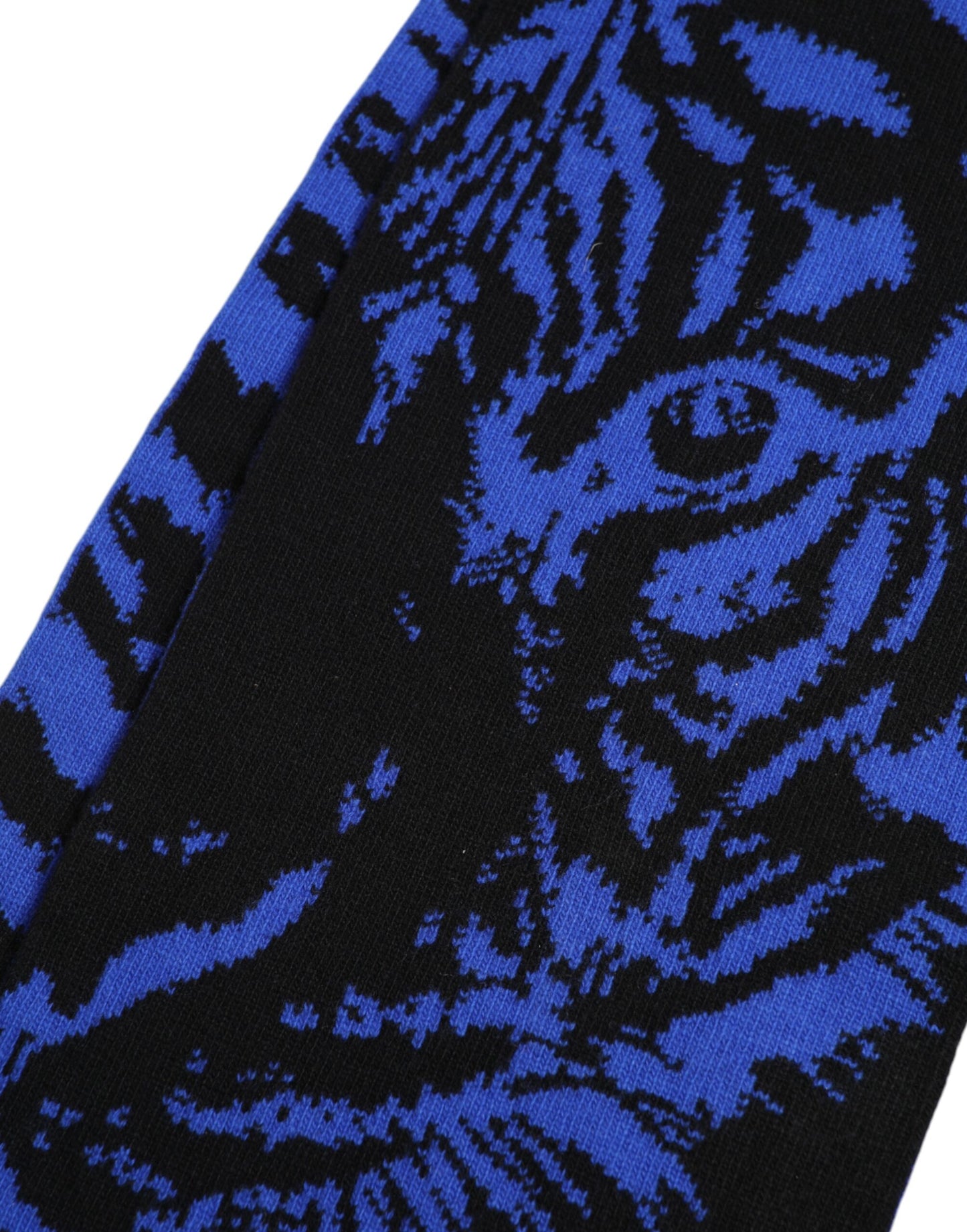 Dolce & Gabbana Blue Black Logo Neck Warmer Wrap Shawl Scarf Curated Luxury Accessories by Orvyn
