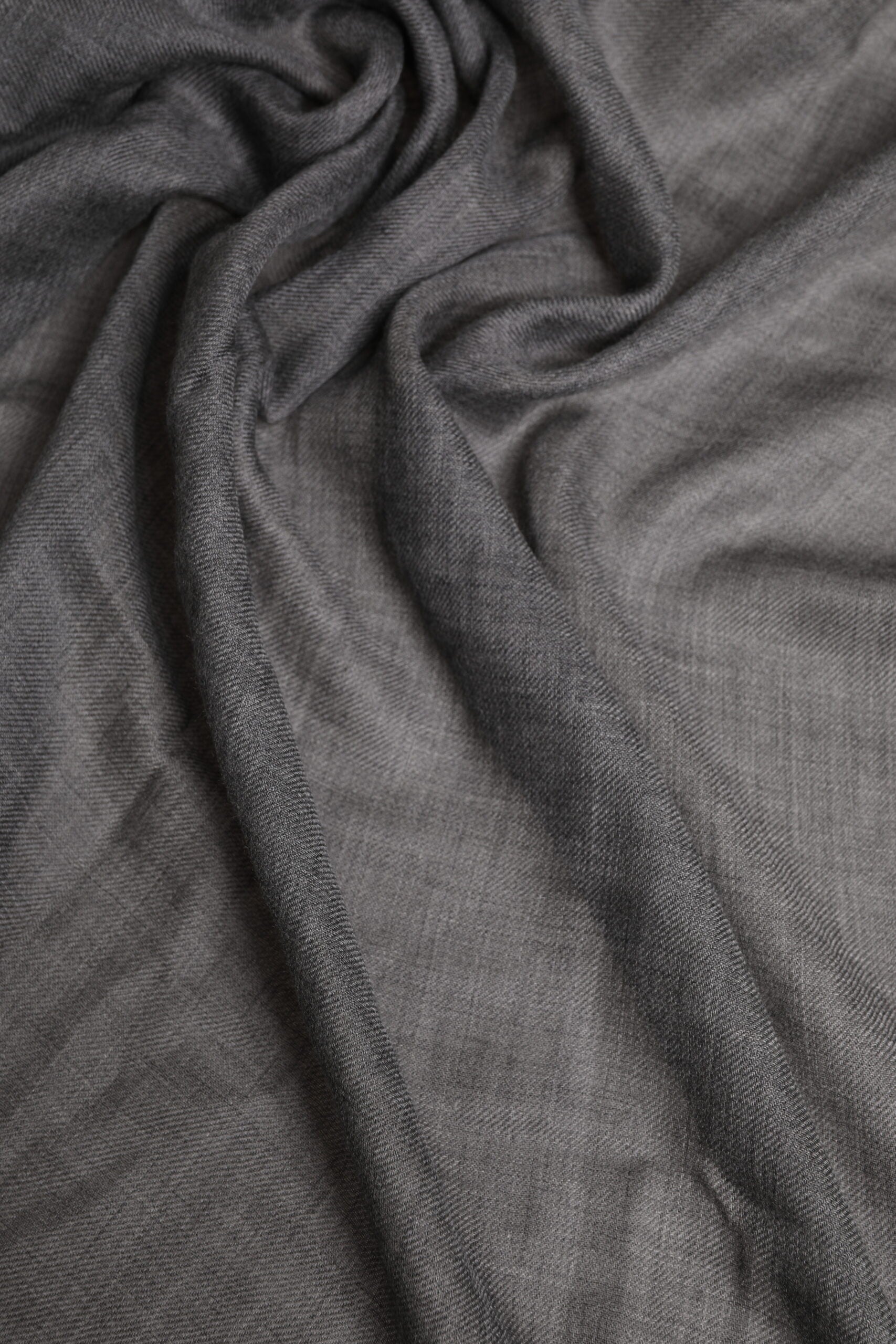 Dolce & Gabbana Gray Logo Print Neck Warmer Wrap Shawl Scarf Curated Luxury Accessories by Orvyn