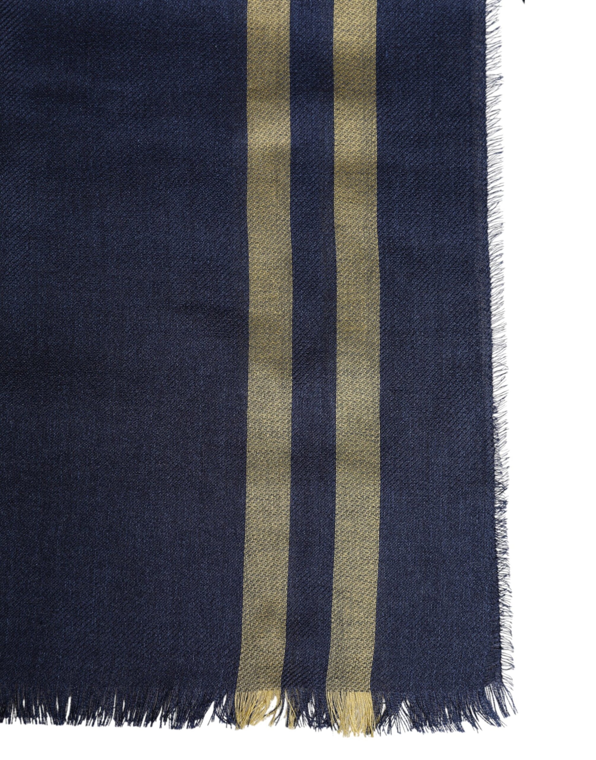 Dolce & Gabbana Blue Cashmere Neck Warmer Wrap Shawl Scarf blau