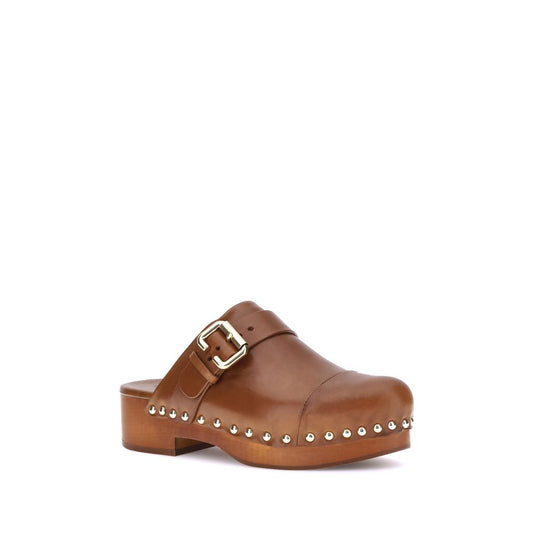 Chloé Brown 'Platform' 'Jeannette' Clogs braun