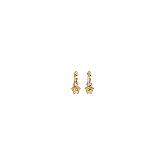 Versace Gold Metal Earrings Curated Luxury Accessories by Orvyn