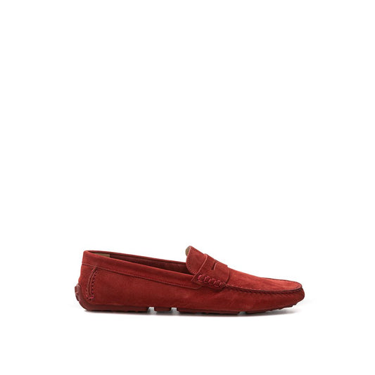 Bally Bordeaux Leather Moccassin Curated Luxury Accessories by Orvyn
