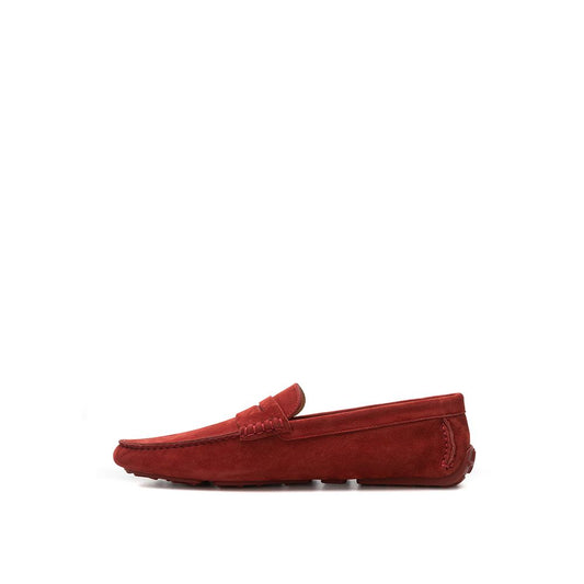 Bally Bordeaux Leather Moccassin Curated Luxury Accessories by Orvyn