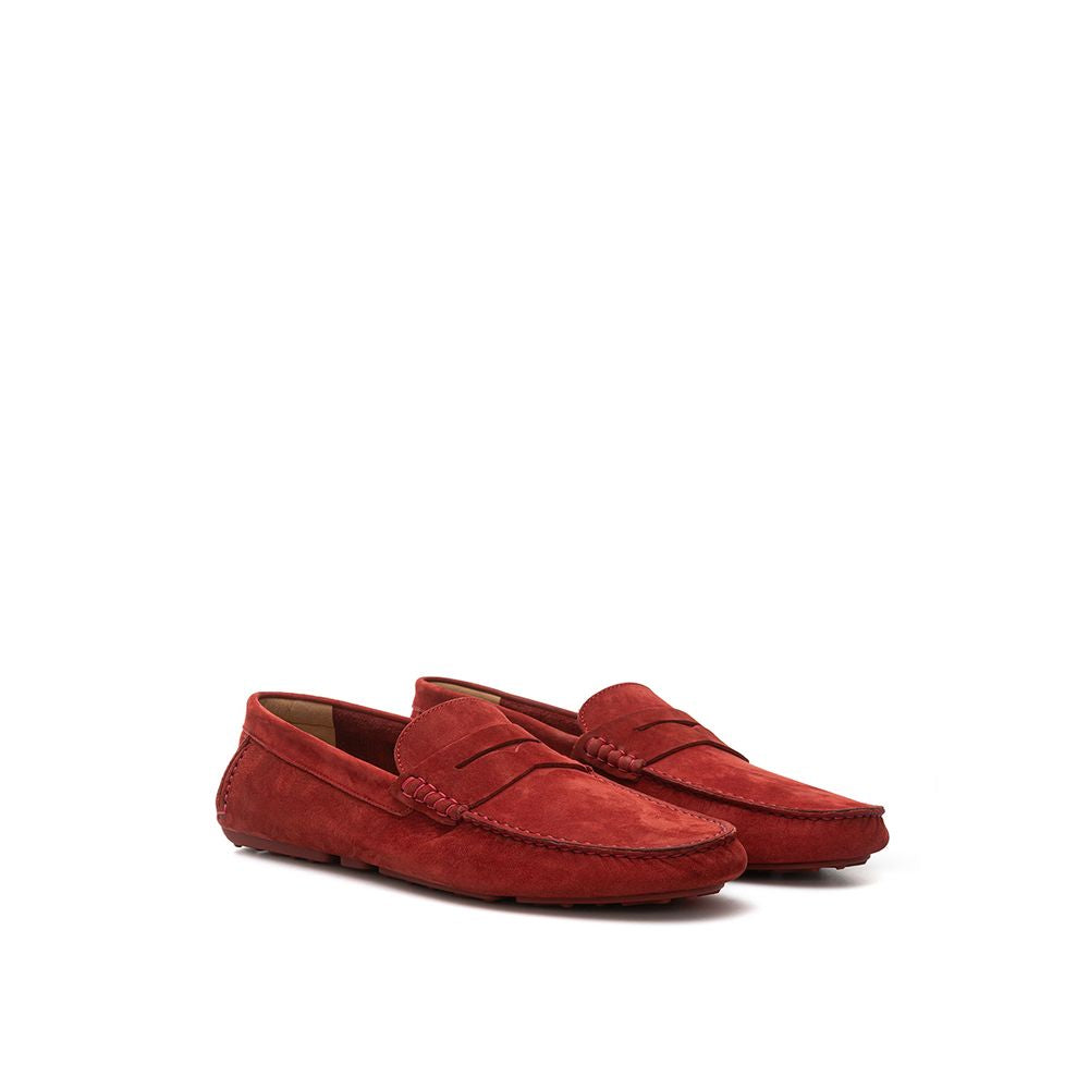 Bally Bordeaux Leather Moccassin Curated Luxury Accessories by Orvyn