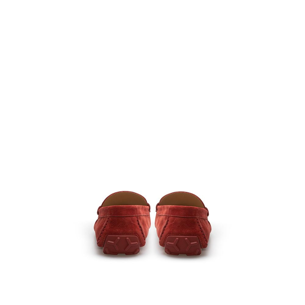 Bally Bordeaux Leather Moccassin Curated Luxury Accessories by Orvyn