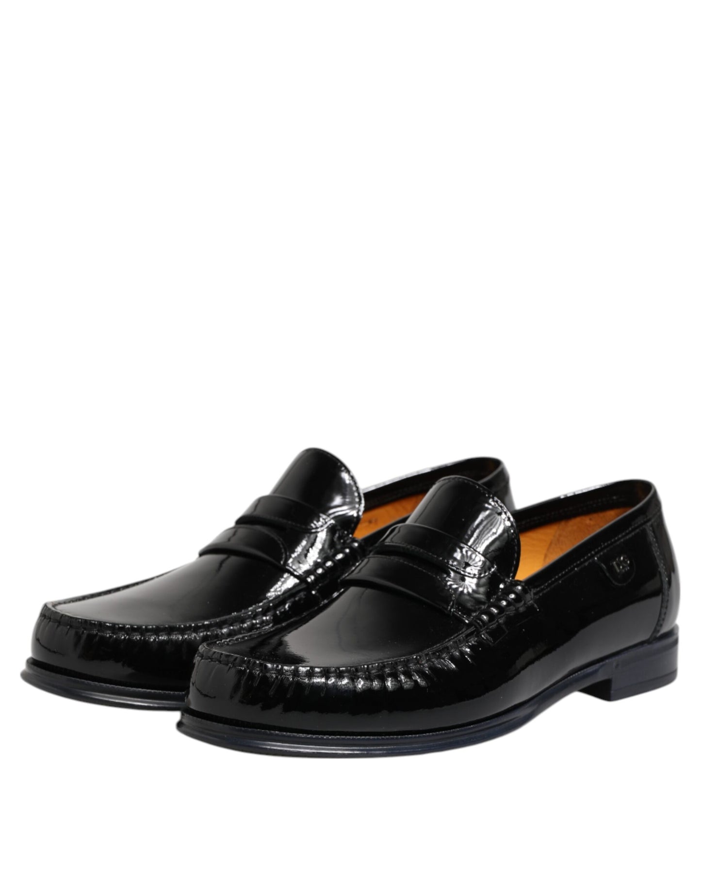 Dolce & Gabbana Black Leather Slip On Loafers Dress Shoes Curated Luxury Accessories by Orvyn