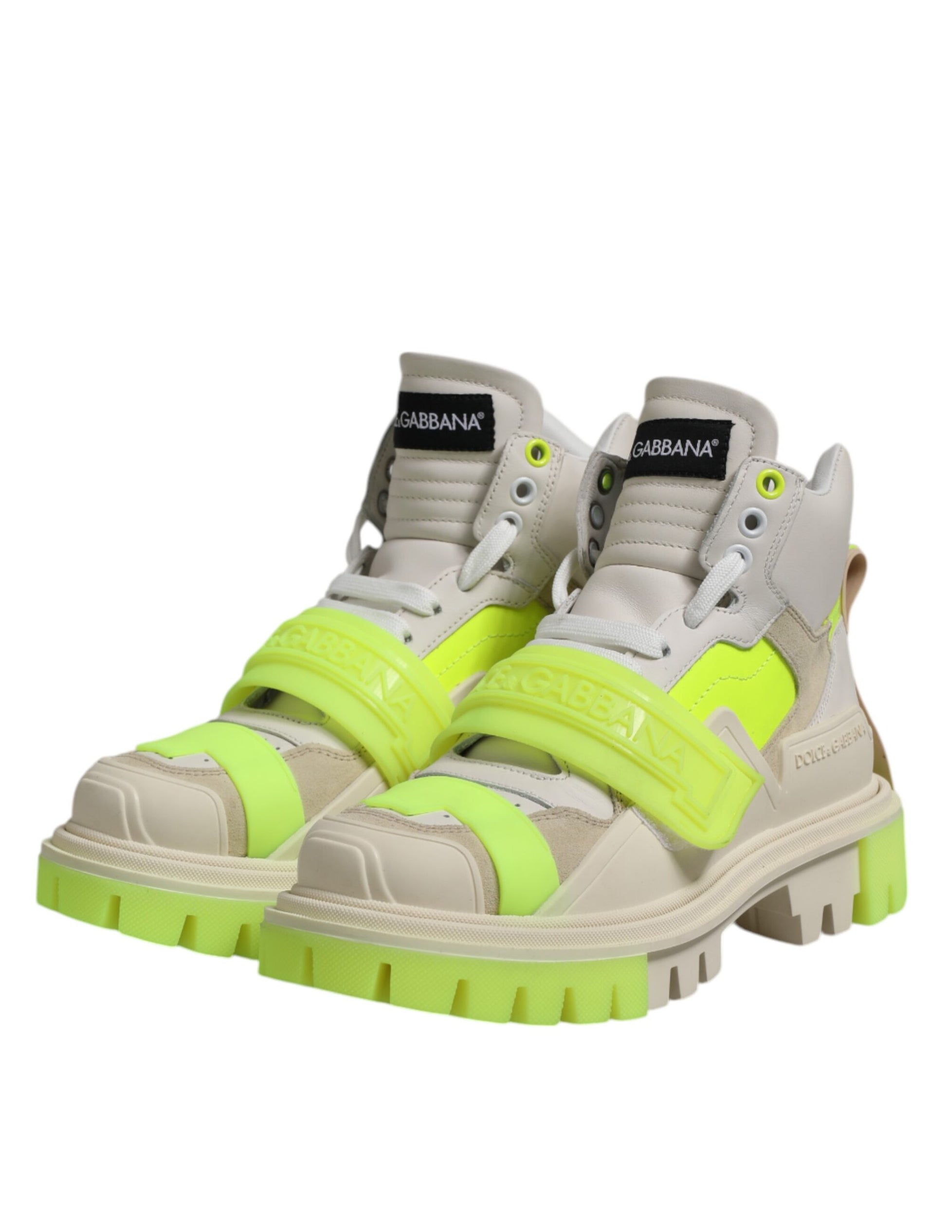 Dolce & Gabbana Multicolor Trekking Boots Sneakers Shoes Curated Luxury Accessories by Orvyn