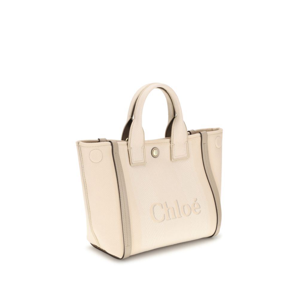 Chloé Beige Cotton Handbag Curated Luxury Accessories by Orvyn