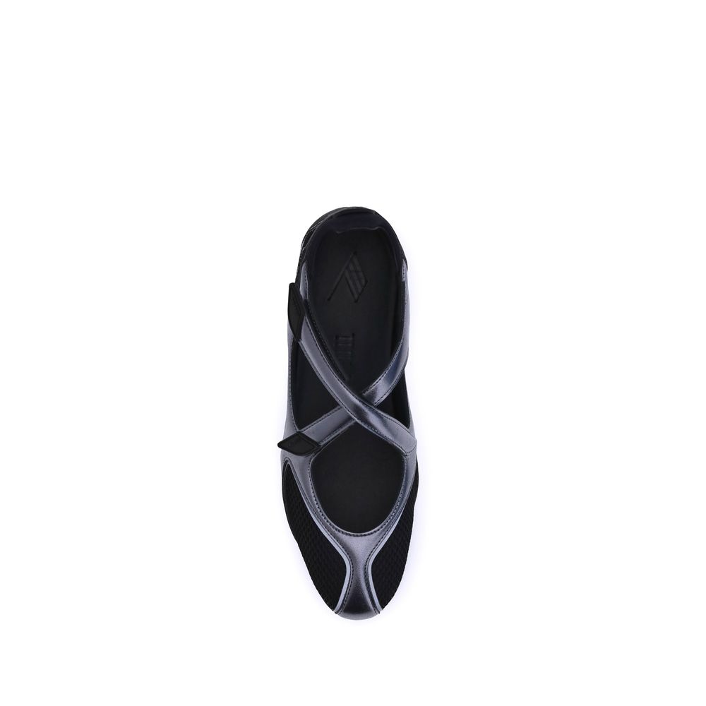 The Attico Black Nomad Ballerinas Flats schwarz
