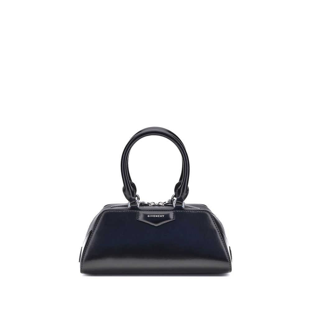 Givenchy Black Calf Leather Bos Taurus Handbag Curated Luxury Accessories by Orvyn