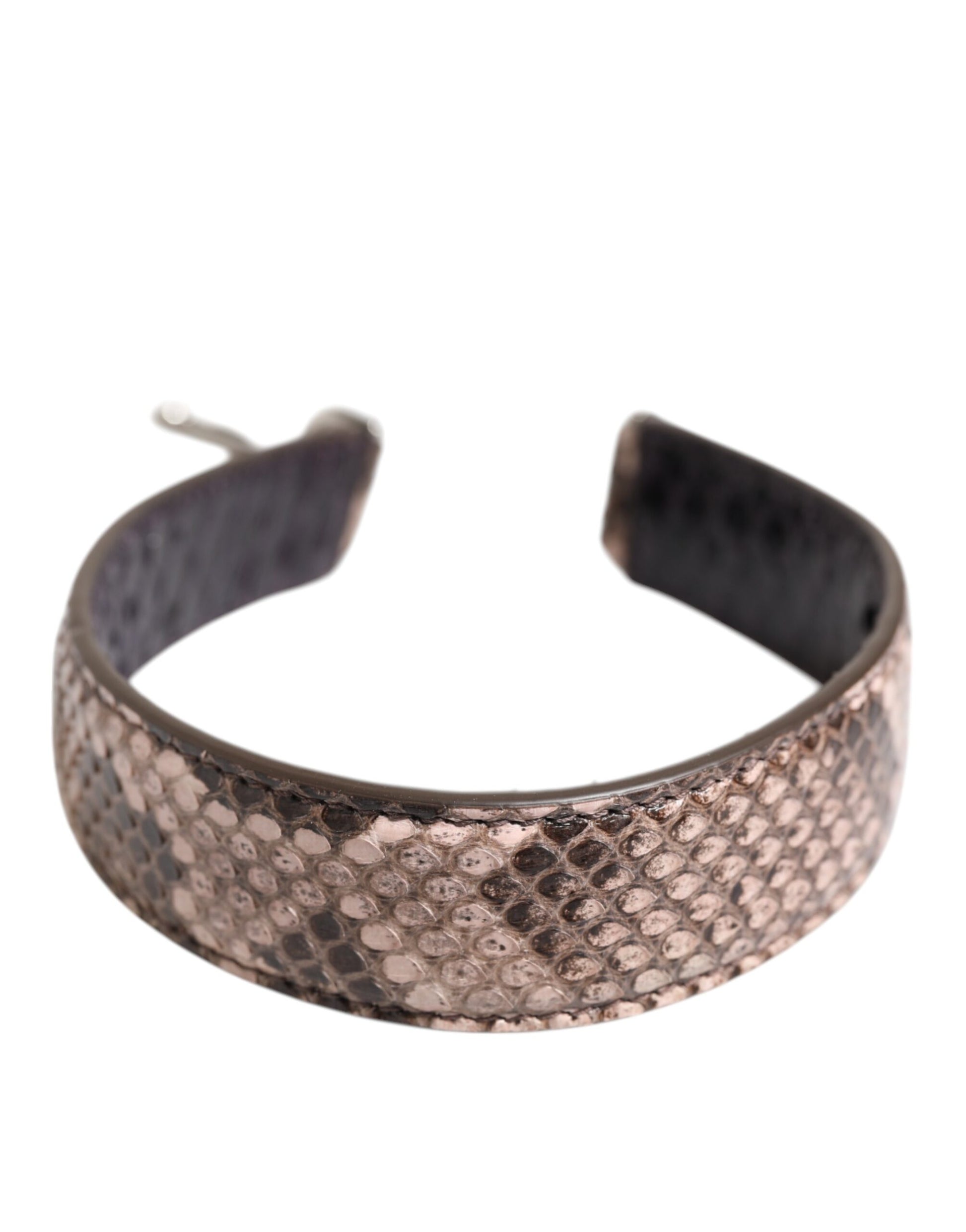 Dolce & Gabbana Brown Exotic Leather Handbag Accessory Shoulder Strap Curated Luxury Accessories by Orvyn