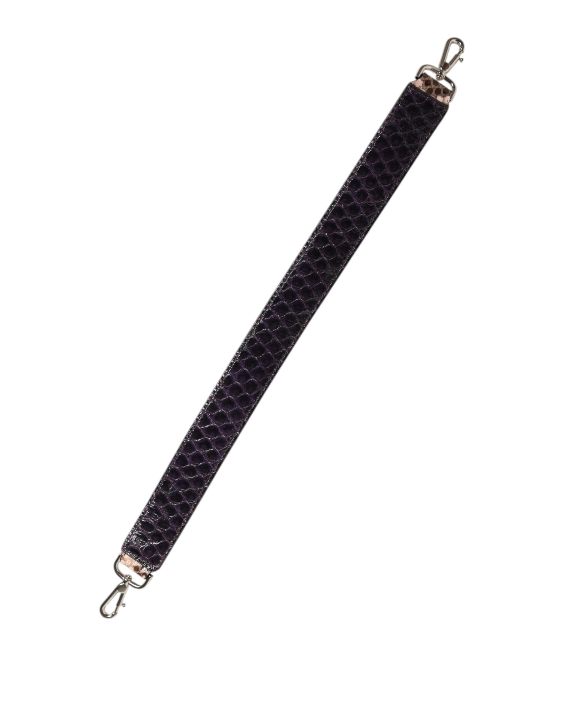 Dolce & Gabbana Brown Exotic Leather Handbag Accessory Shoulder Strap Curated Luxury Accessories by Orvyn
