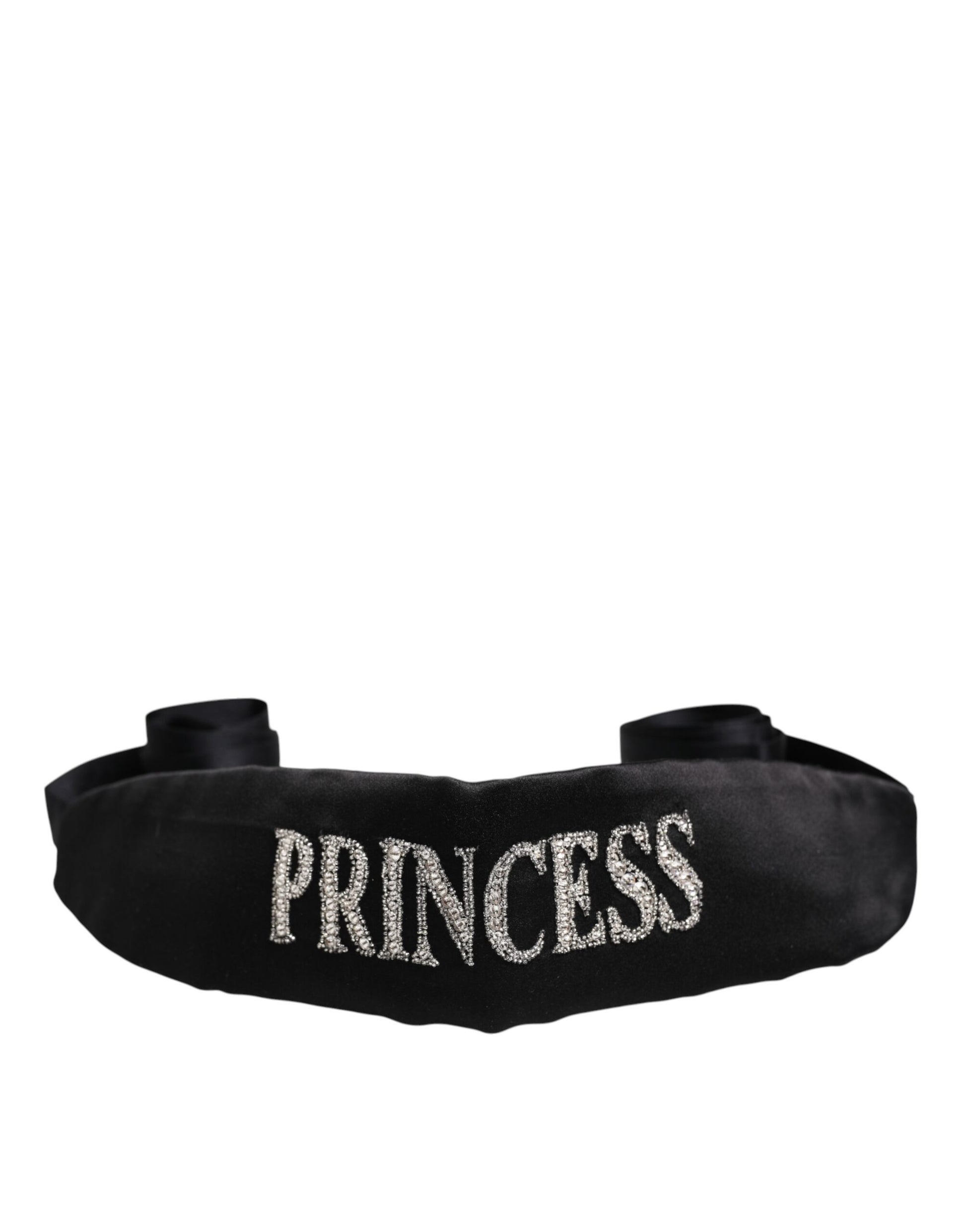 Dolce & Gabbana Black Princess Fantasy Braided Waist Belt Curated Luxury Accessories by Orvyn
