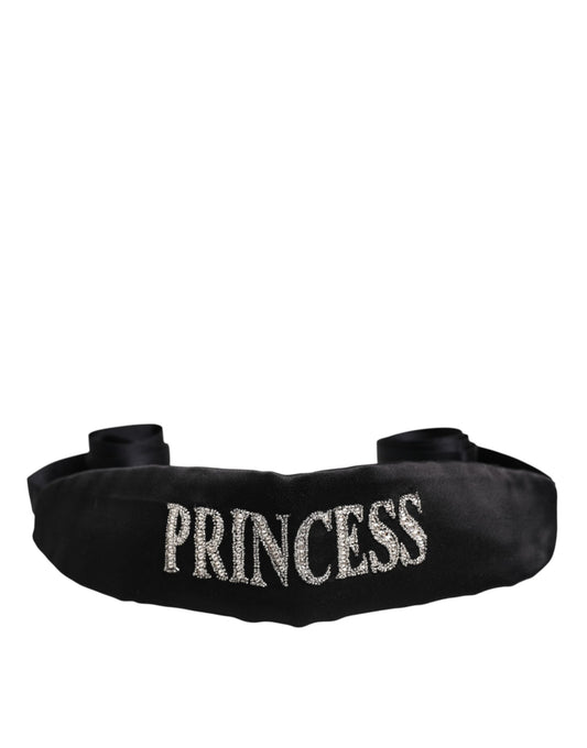 Dolce & Gabbana Black Princess Fantasy Braided Waist Belt Curated Luxury Accessories by Orvyn