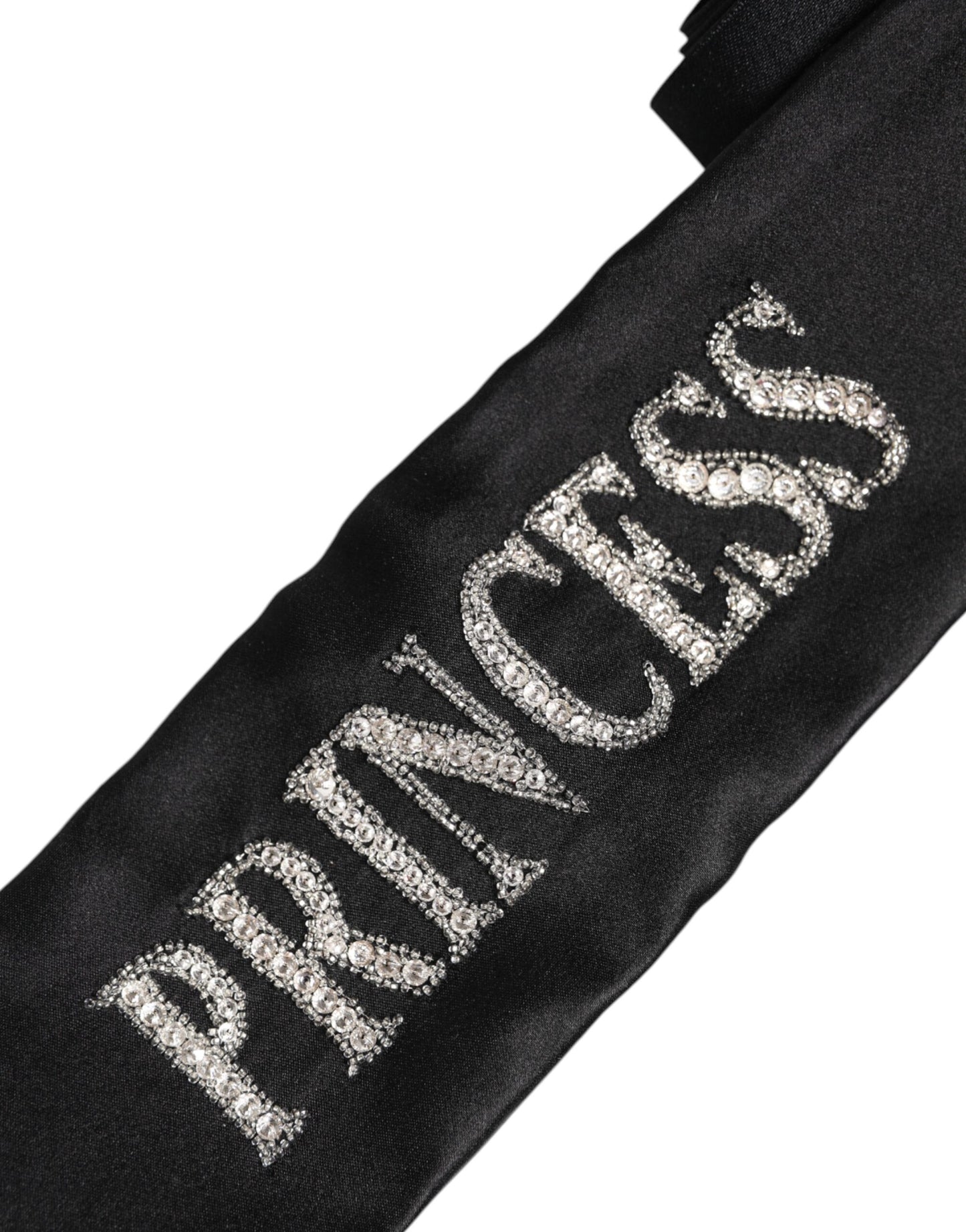 Dolce & Gabbana Black Princess Fantasy Braided Waist Belt Curated Luxury Accessories by Orvyn