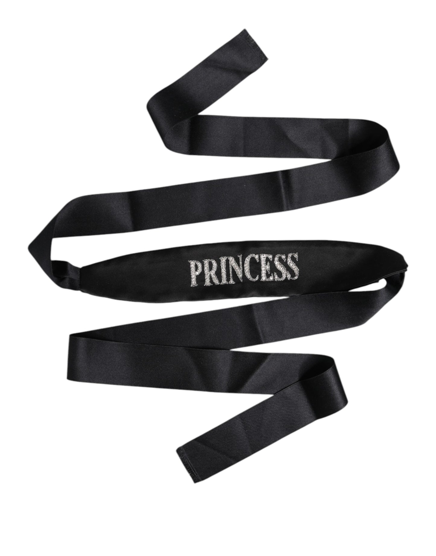 Dolce & Gabbana Black Princess Fantasy Braided Waist Belt Curated Luxury Accessories by Orvyn