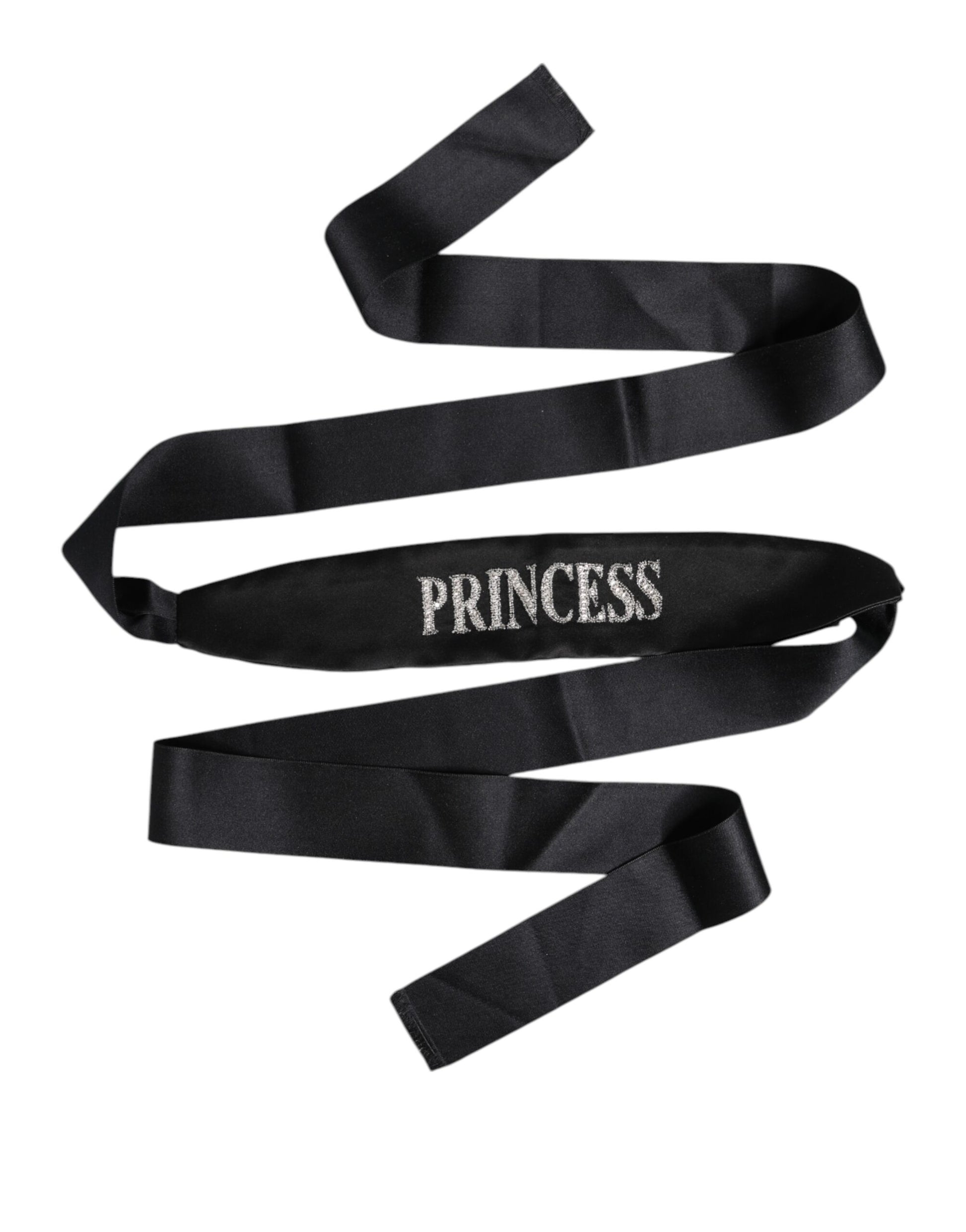 Dolce & Gabbana Black Princess Fantasy Braided Waist Belt Curated Luxury Accessories by Orvyn